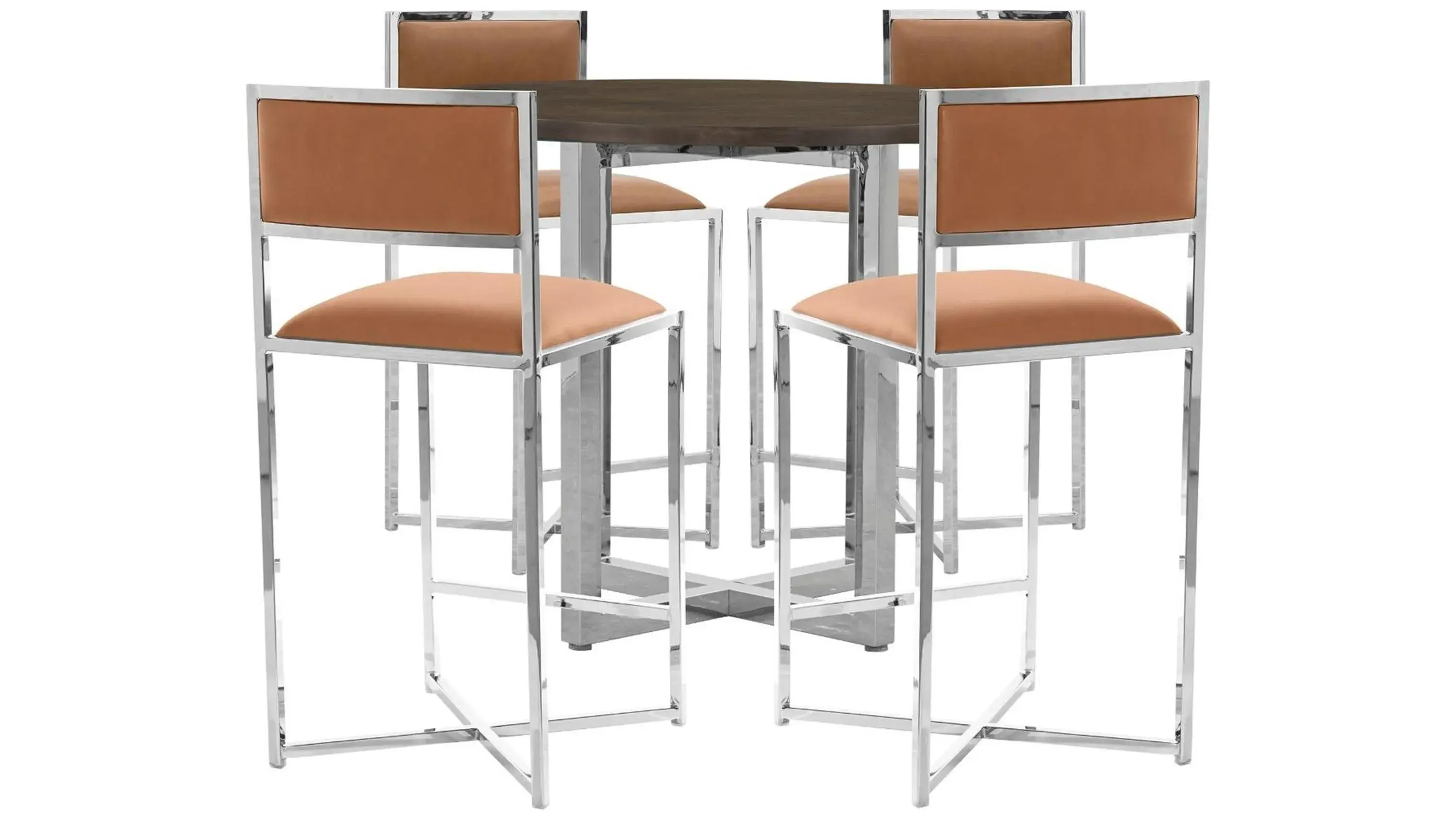 Amalfi X-Base Counter Stool- Set of 2 - Thumbnail 5