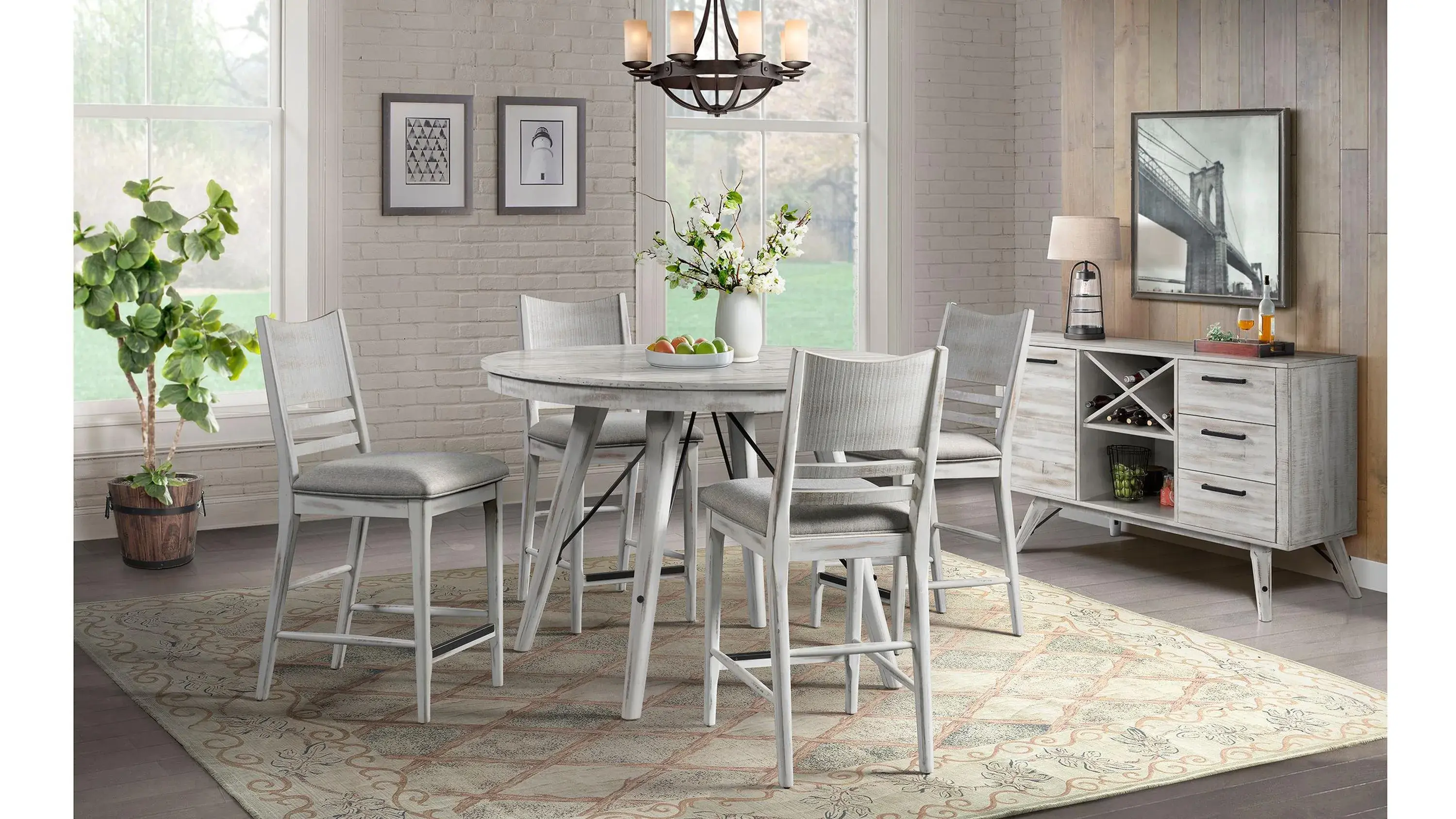 Modern Rustic Counter Table - Thumbnail 3