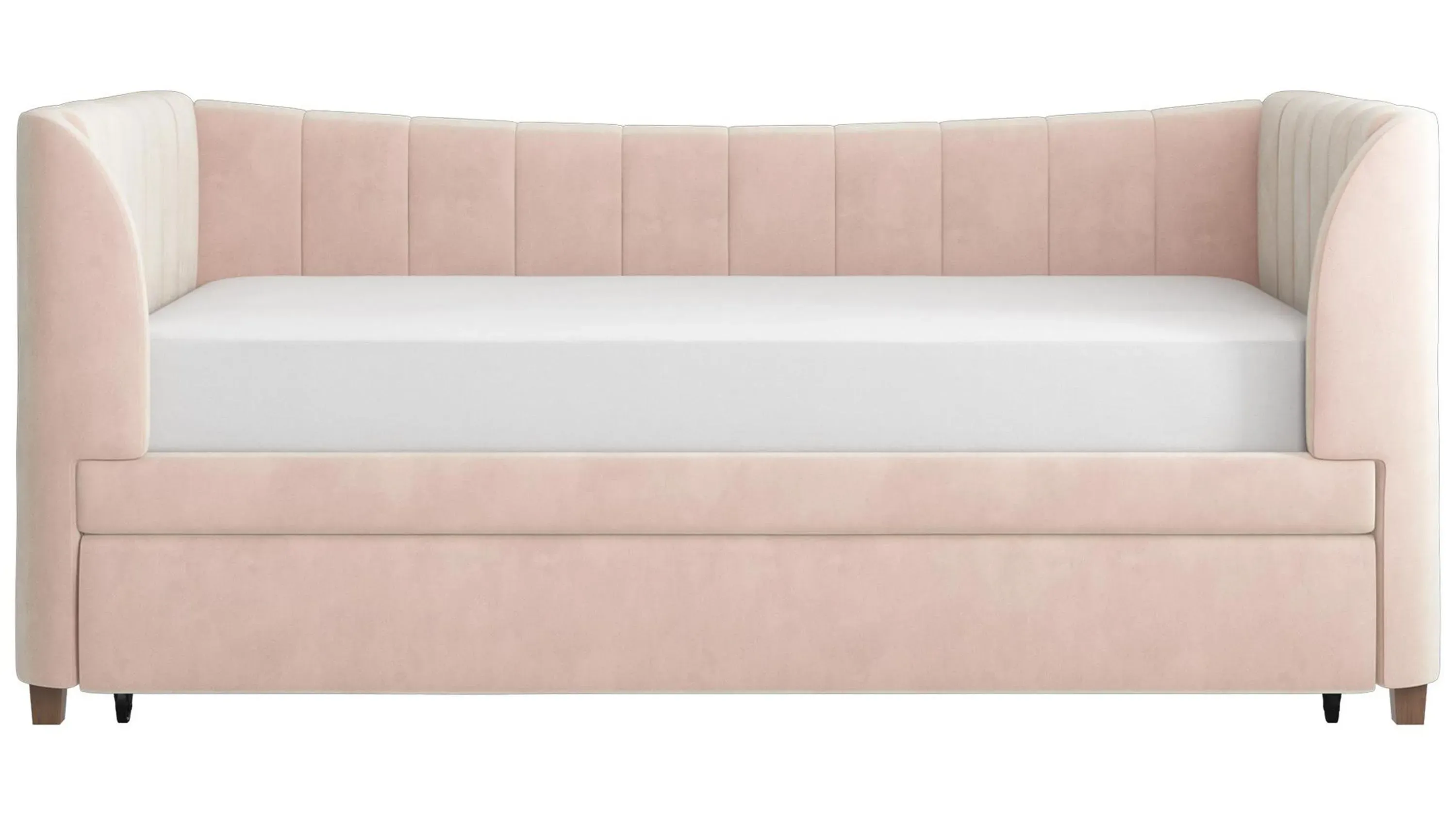 Little Seeds Valentina Upholstered Daybed with Trundle | Raymour