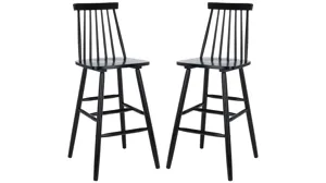 Giles Bar Stool - Set of 2 Black Product_Image_Carousel