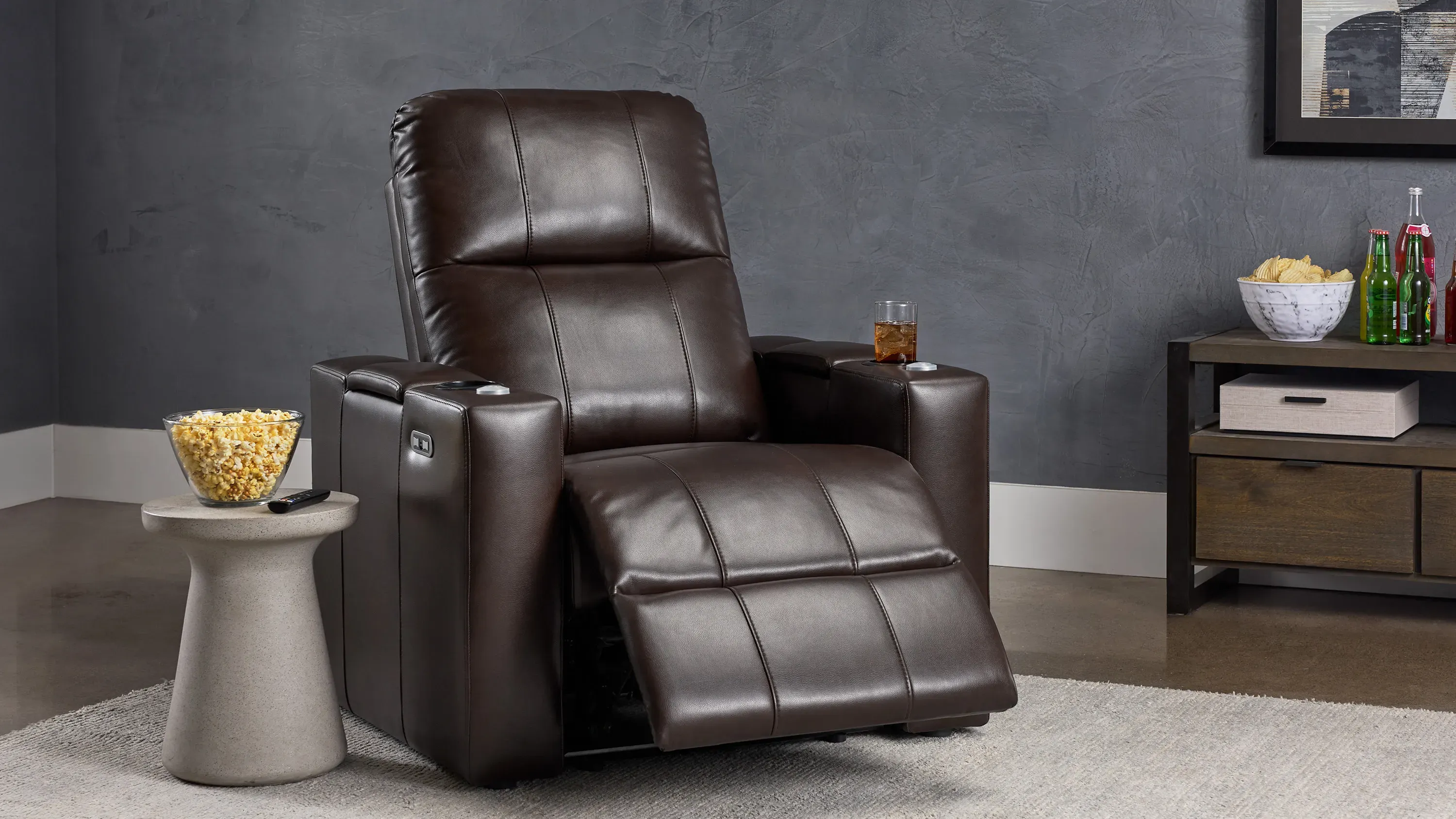 Matrix Home Theater Power Recliner | Raymour & Flanigan