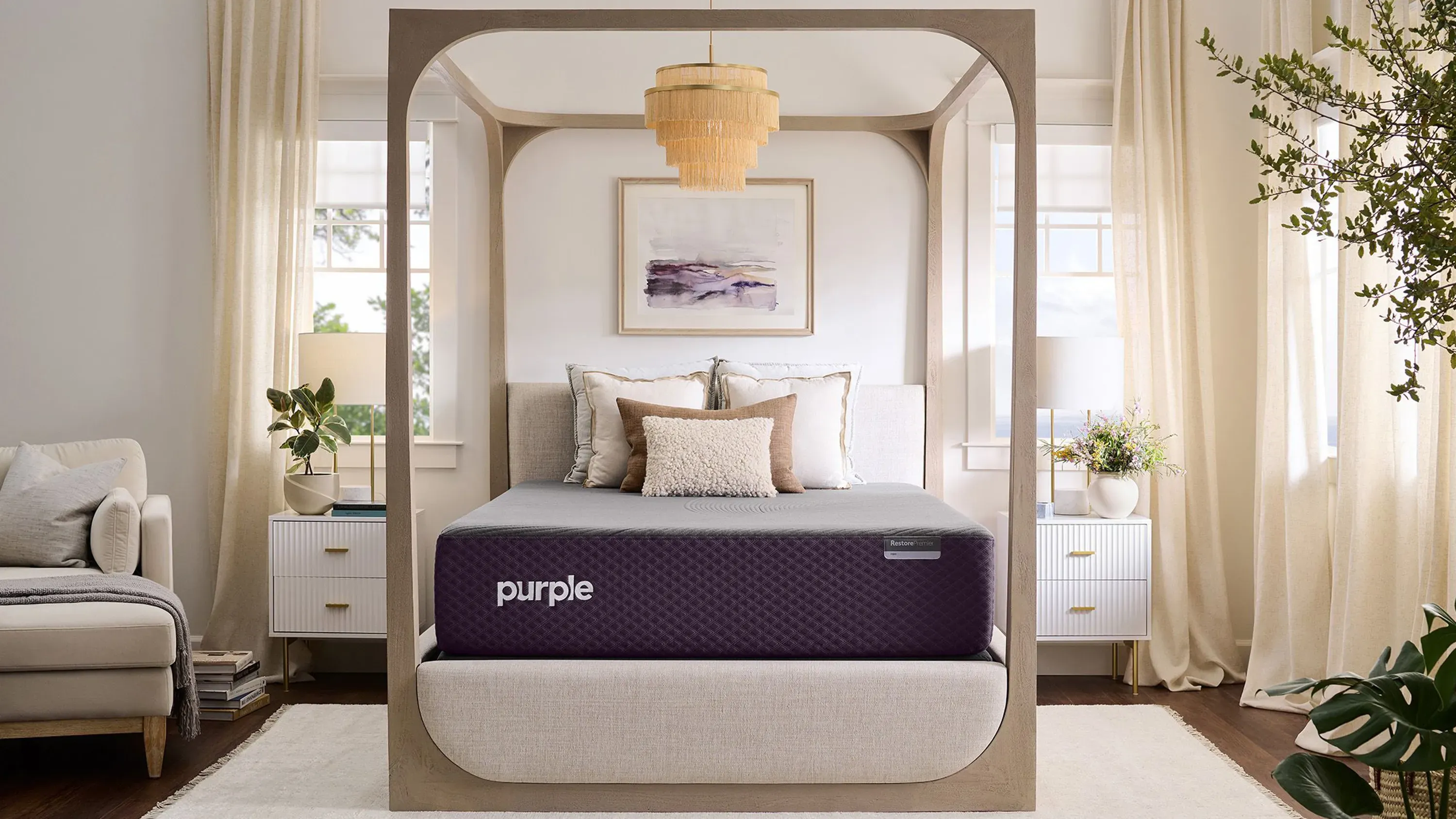 Purple RestorePremier Soft Hybrid Mattress | Raymour & Flanigan