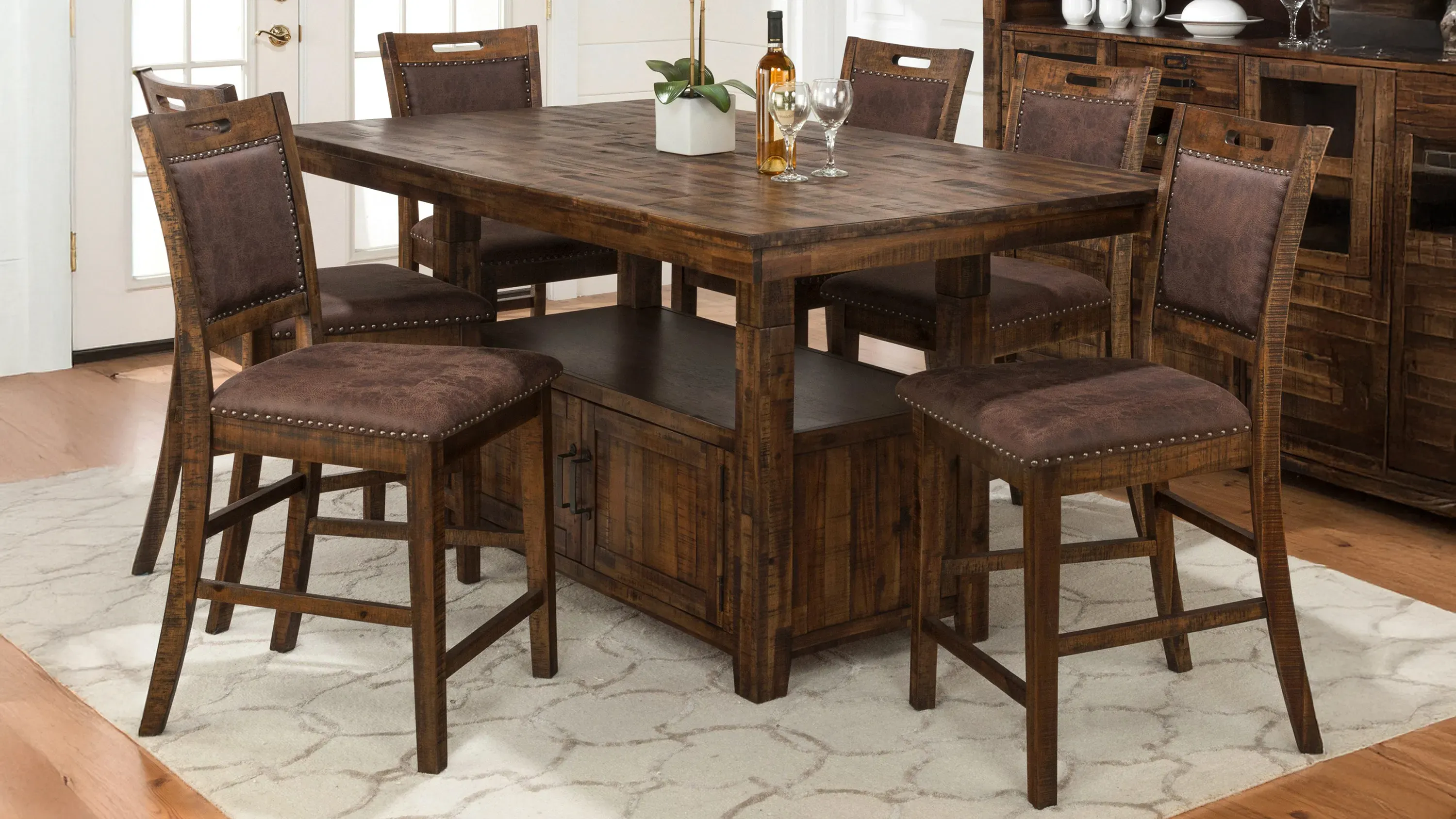 Cannon Valley 7 pc. Counter Height Dining Set