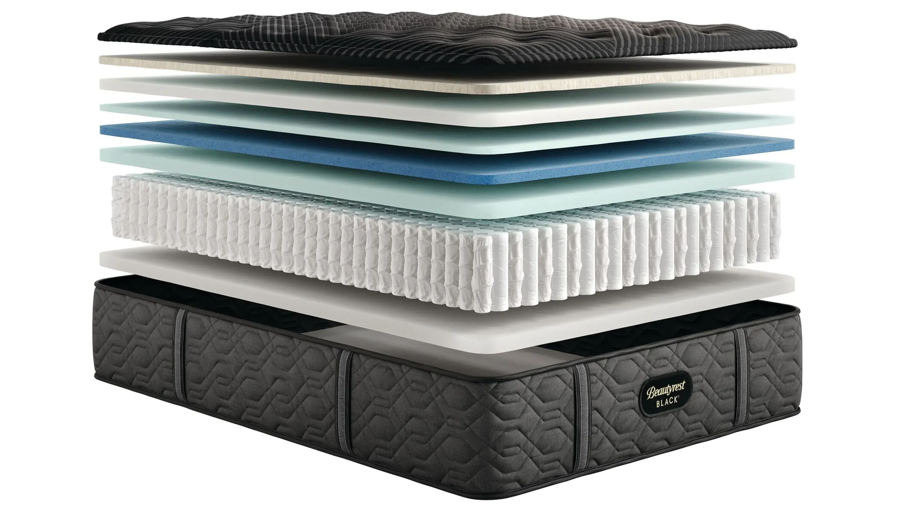 Beautyrest Black Series One Plush Queen Mattress Set - Thumbnail 2