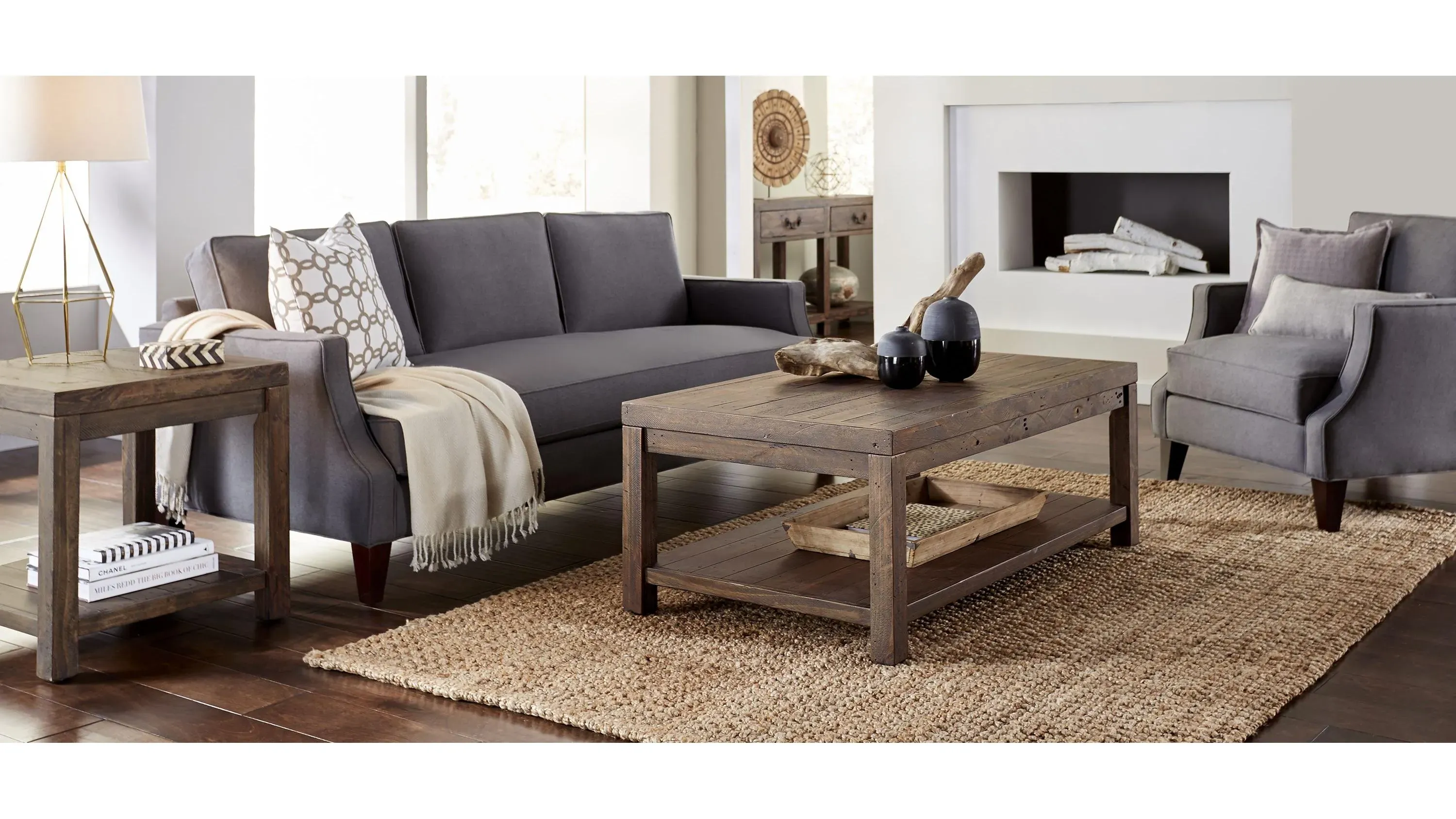 Craster Reclaimed Wood Rectangular Coffee Table