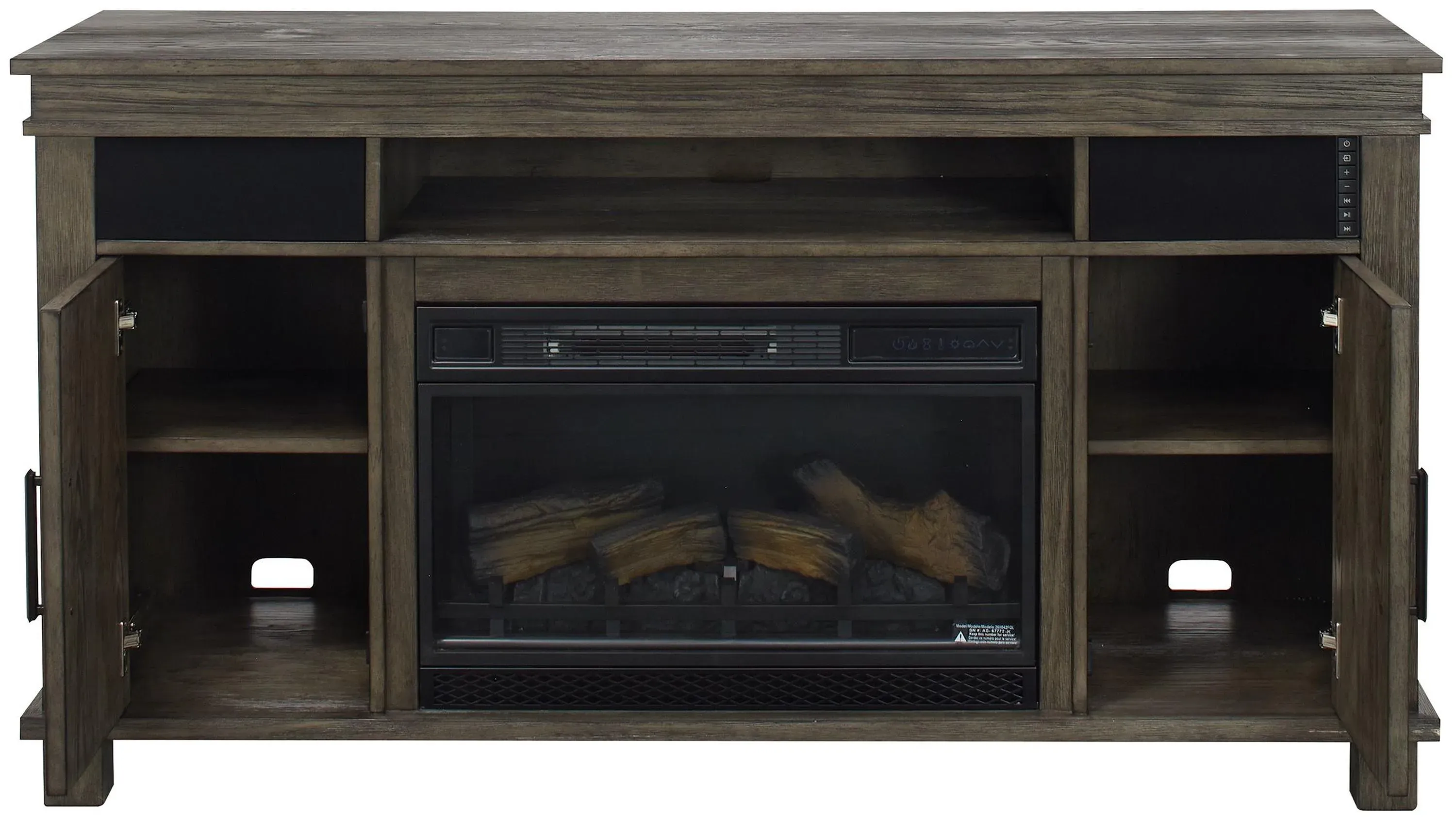 Montage Media Mantel with Firebox | Raymour & Flanigan