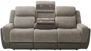 Novah Zero Gravity Power Sofa w/ Power Headrest and Drop Down