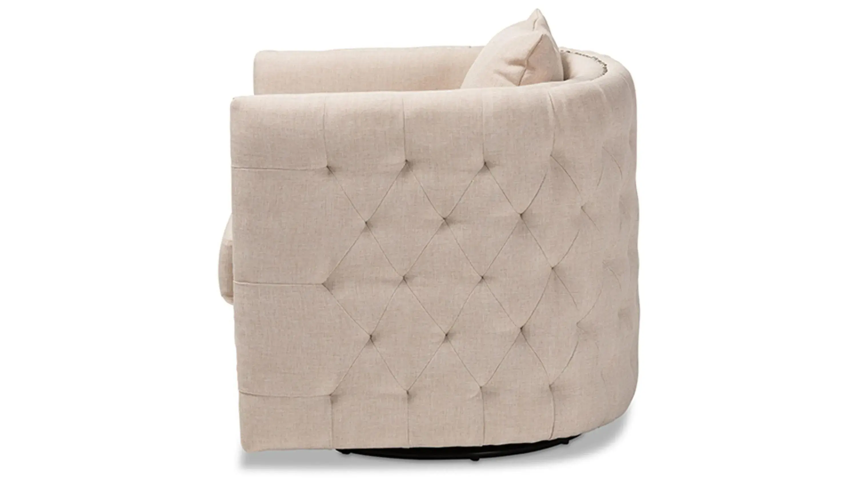 Wholesale Interiors Inc. Micah Swivel Chair - Thumbnail 4