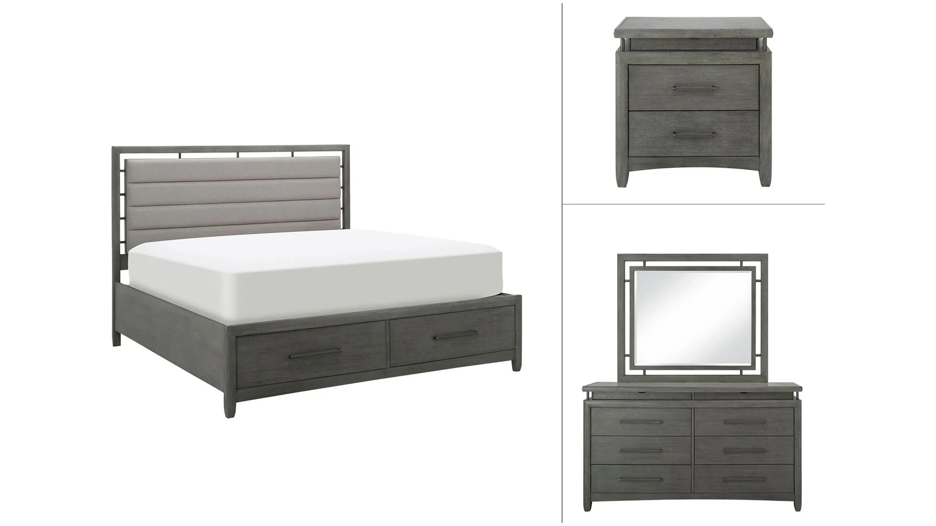 San Clemente 4-pc. Platform Storage Bedroom Set