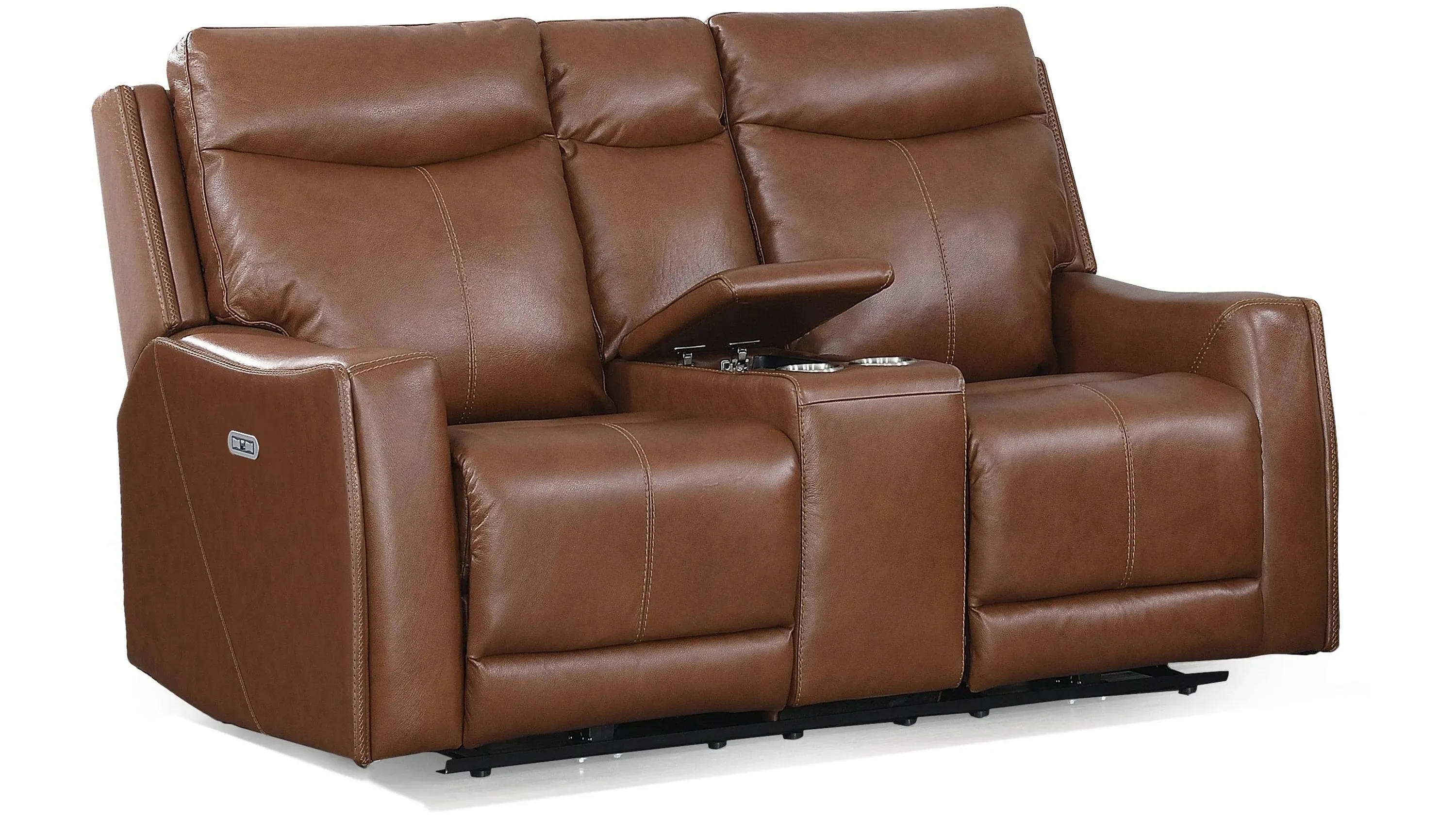 Natalia Power Loveseat Console Recliner