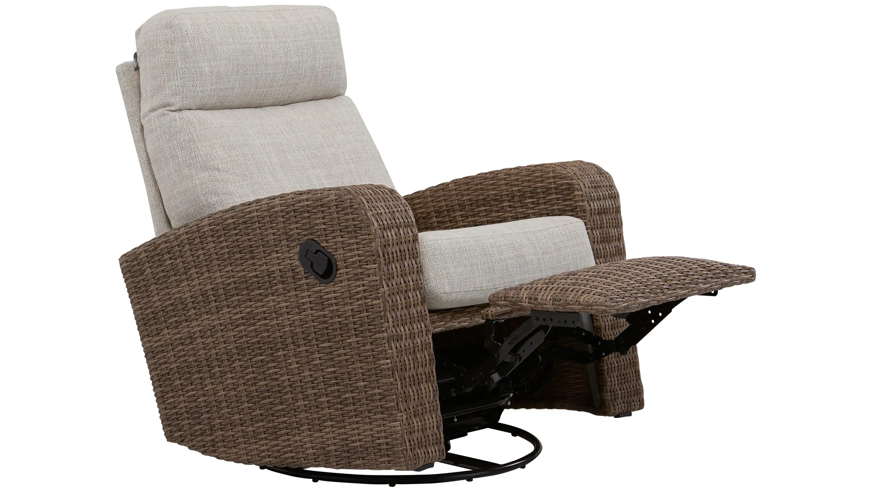 Takumi Outdoor Swivel Glider Recliner | Raymour & Flanigan