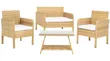 Leah 4-pc. Patio Set Natural/White Product_Image_Carousel