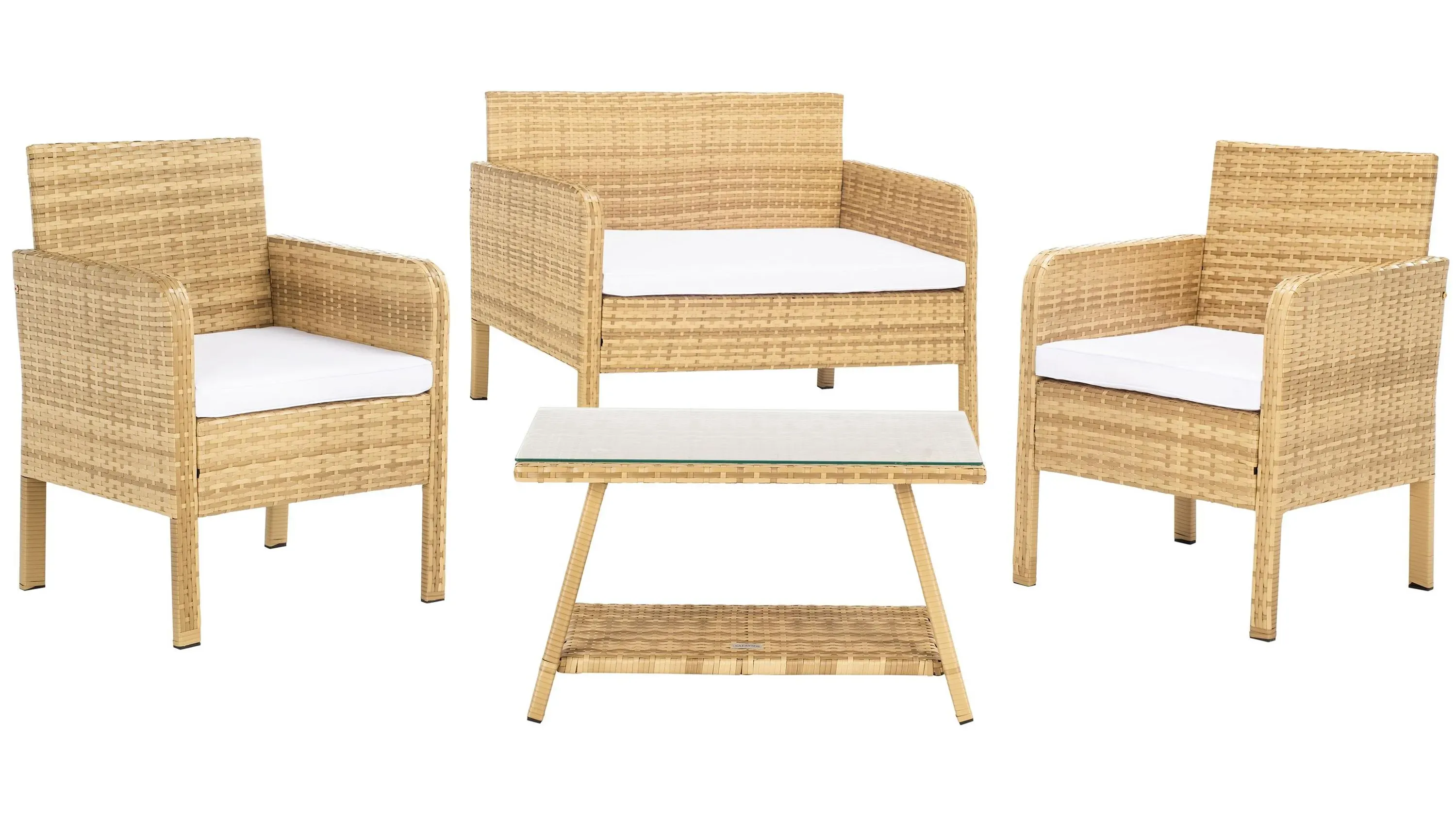 Leah 4-pc. Patio Set Natural/White Product_Image_Carousel