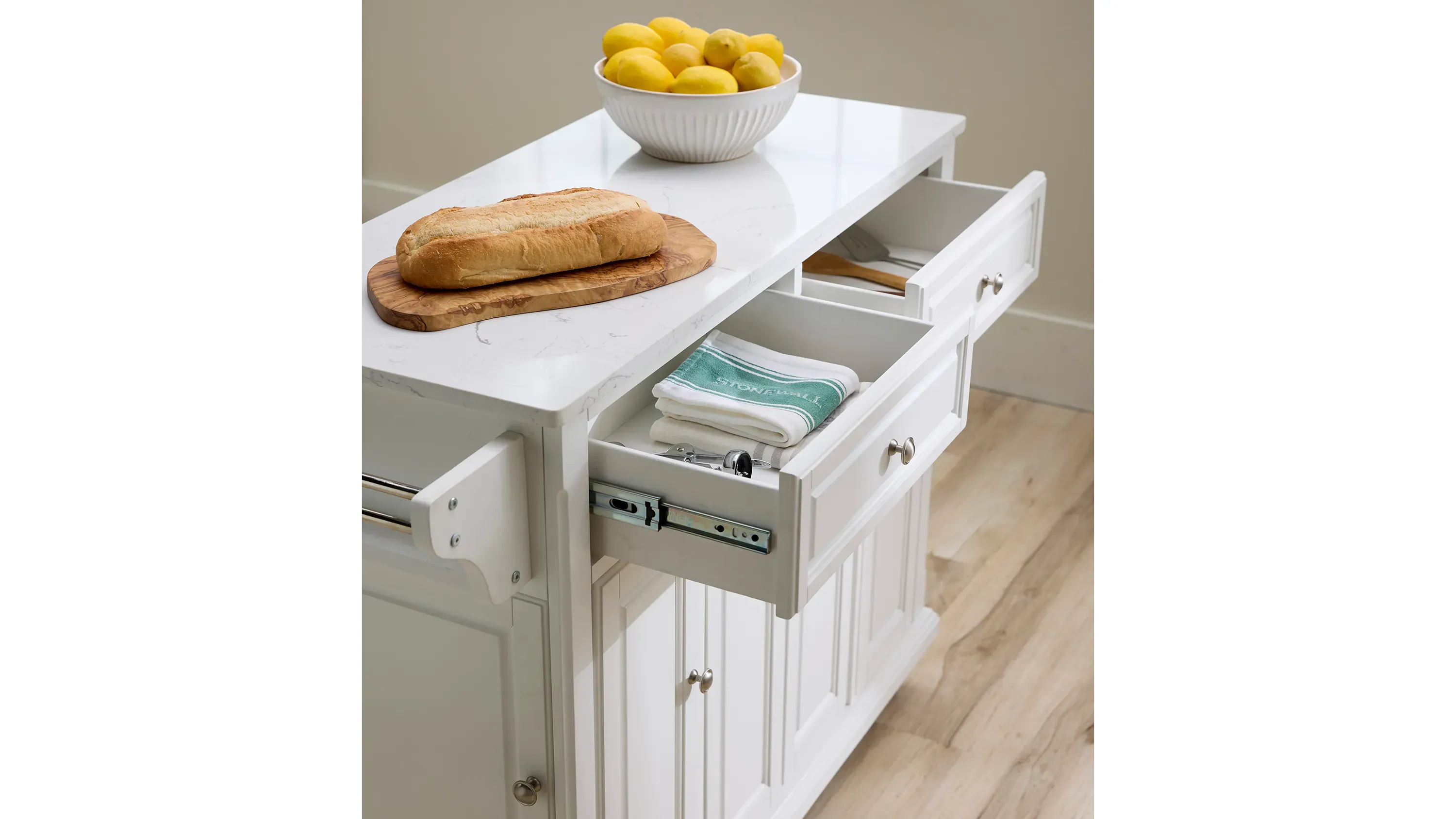 Kiriana Kitchen Cart | Raymour & Flanigan