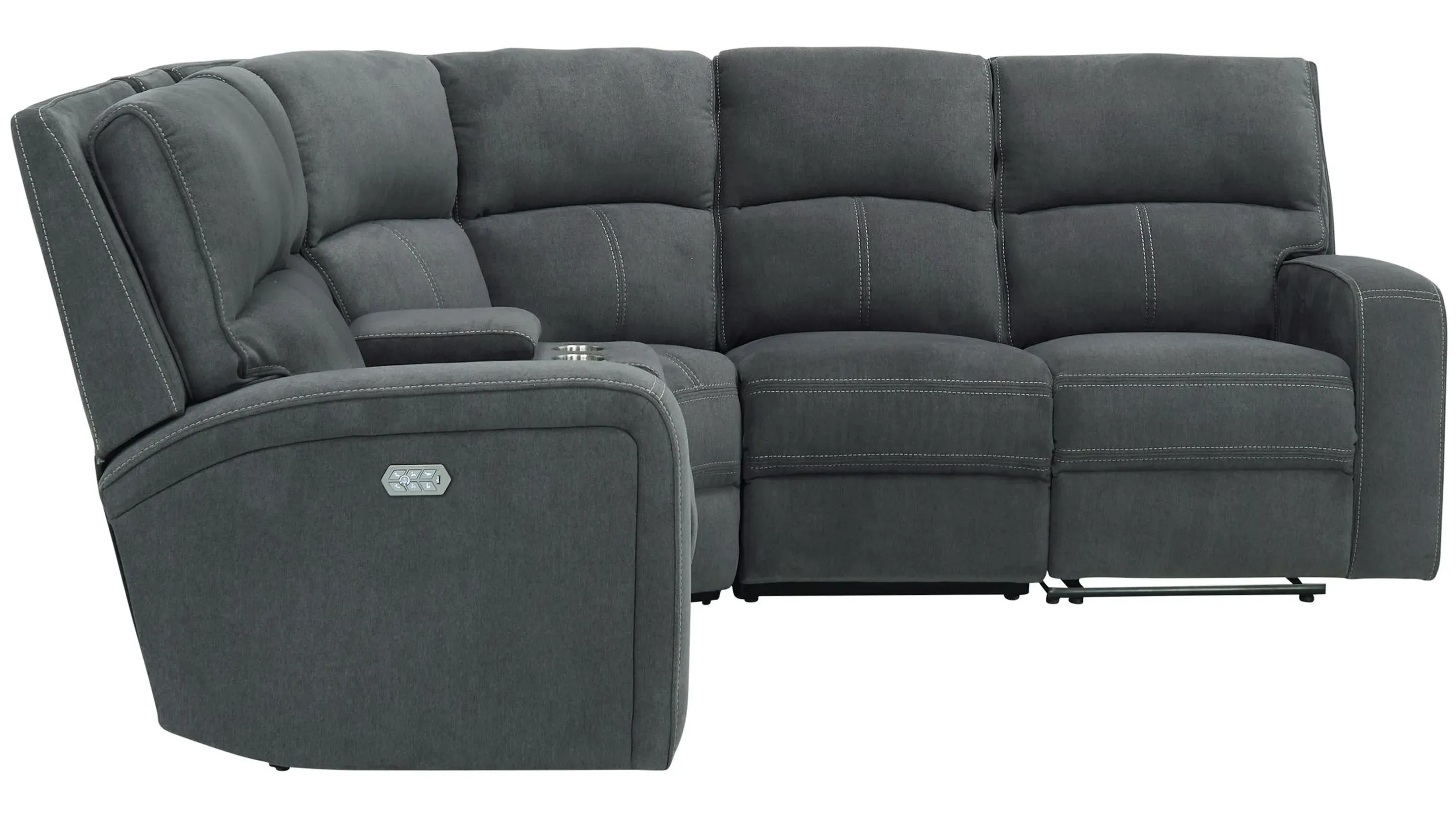 Ian 5-pc. Power Sectional w/ Power Headrest & Lumbar