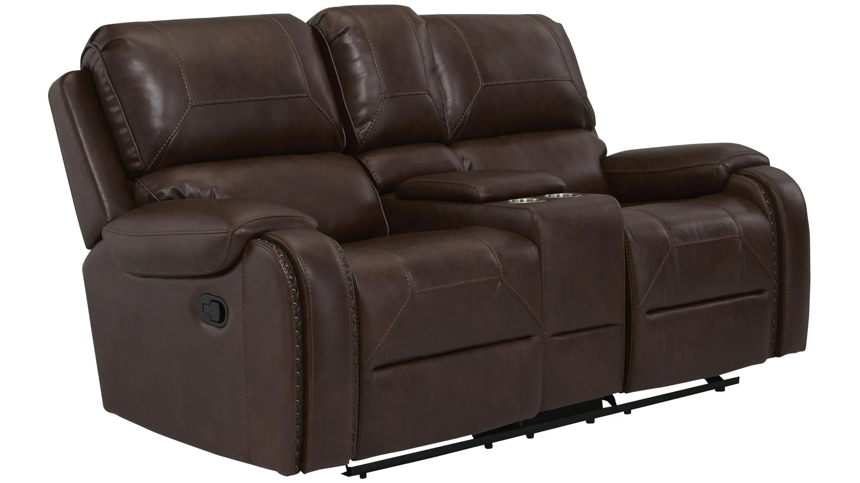 Landon Reclining Glider Console Loveseat