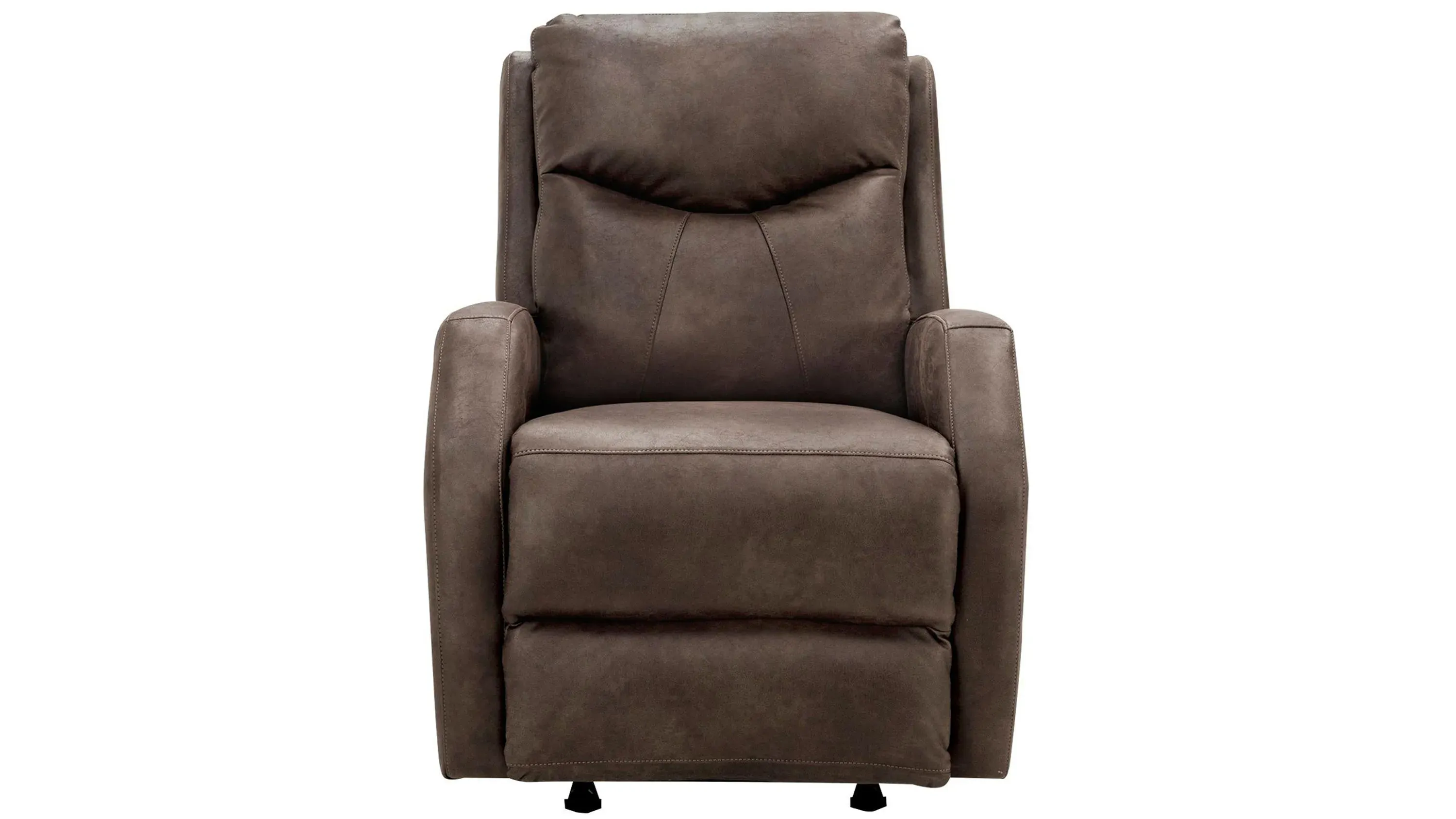 Leon Microfiber Power Recliner w/ Power Headrest, Lumbar, Heat