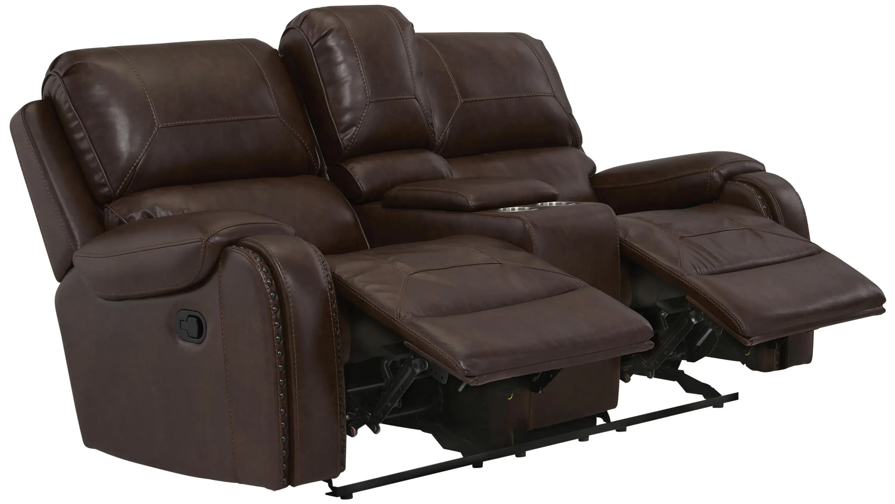 Landon Reclining Glider Console Loveseat - Thumbnail 4
