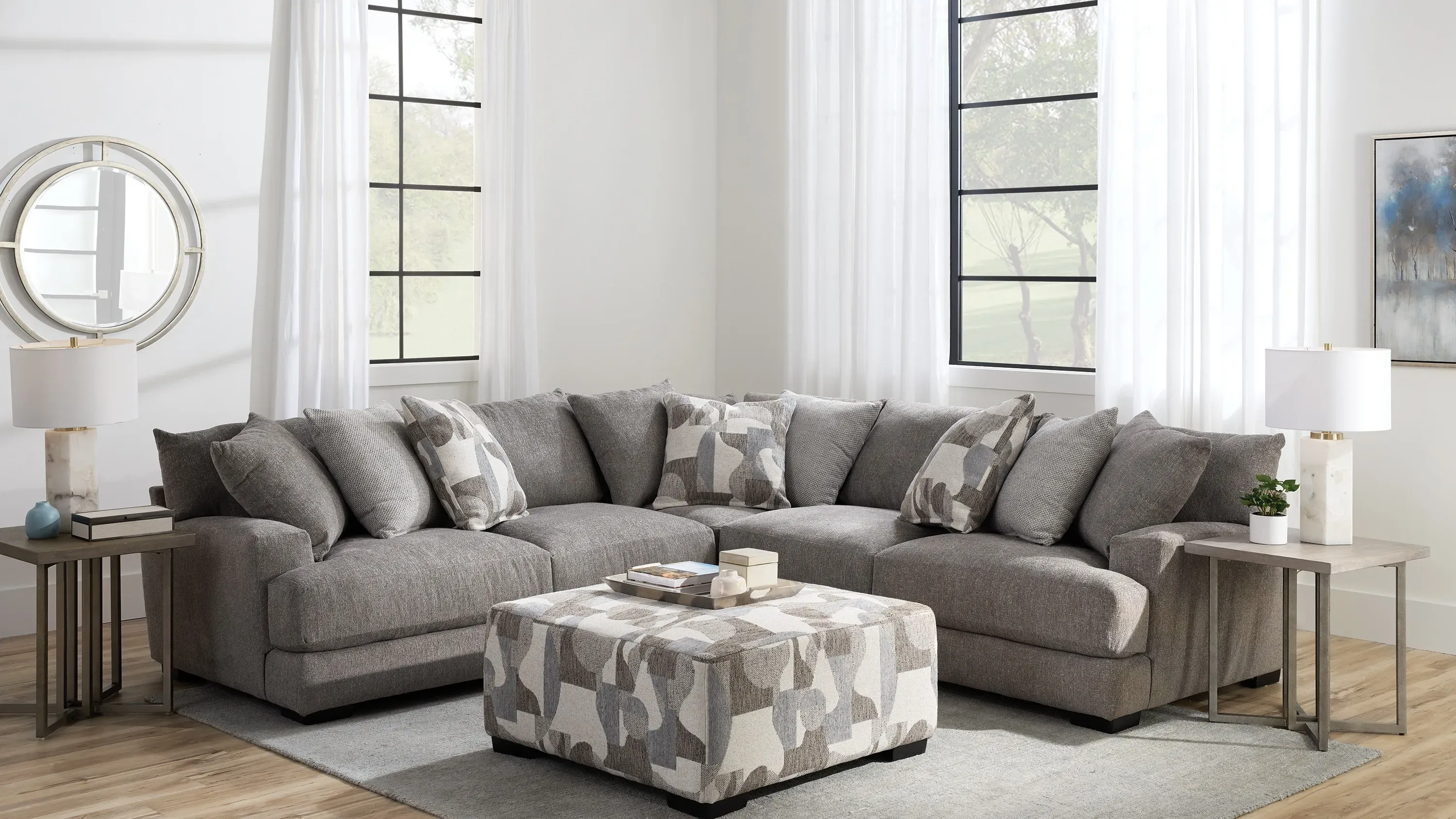 Carter Corner Seat | Raymour & Flanigan