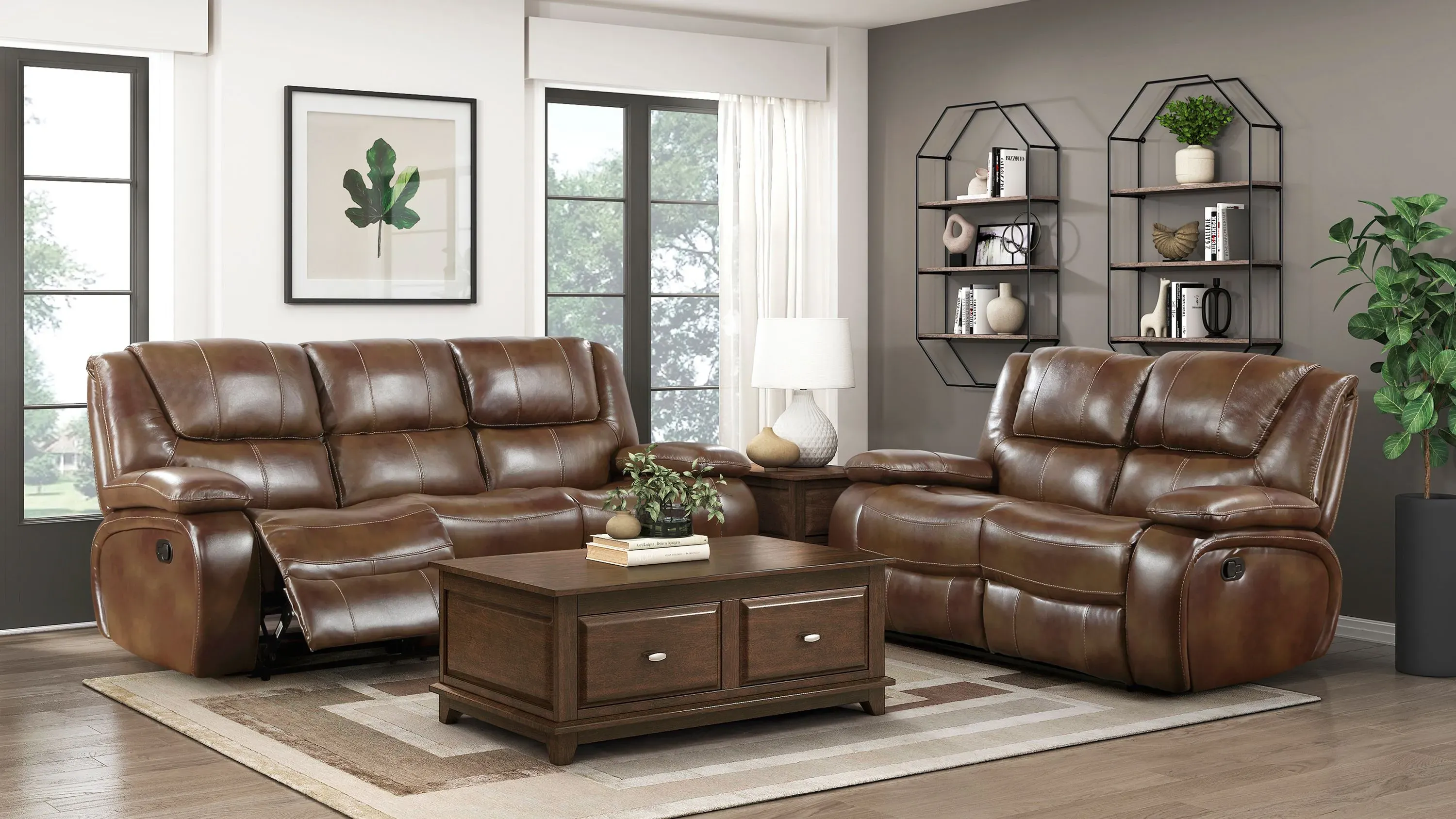 Midwood Double Reclining Sofa | Raymour & Flanigan