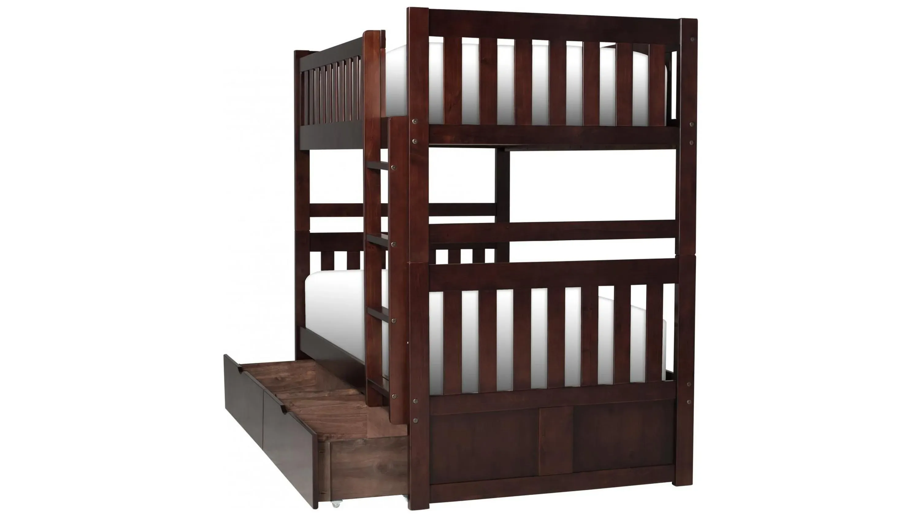 Belisar Twin-Over-Twin Storage Bunk Bed