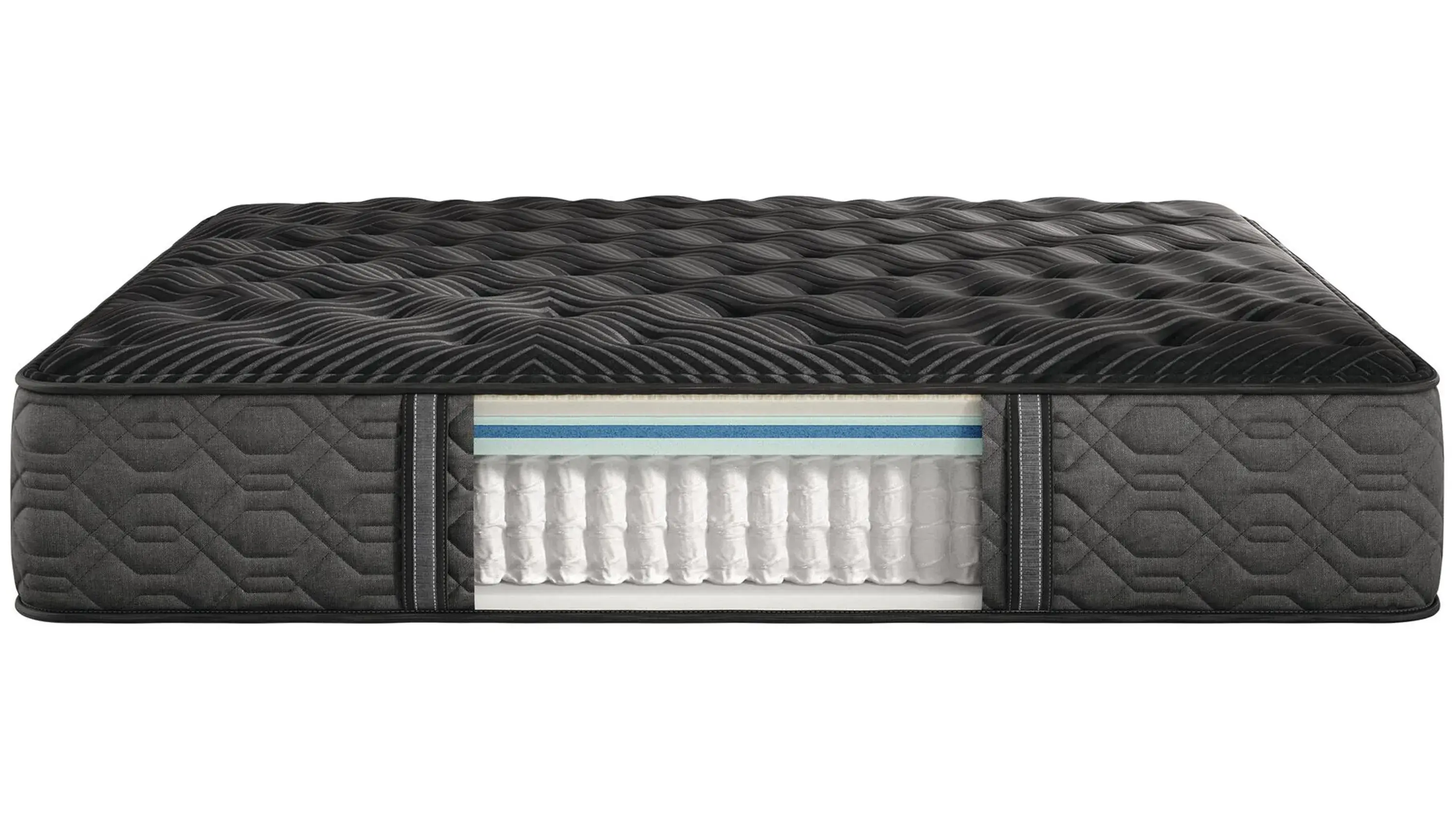 Beautyrest Black Series One Plush Queen Mattress Set - Thumbnail 5