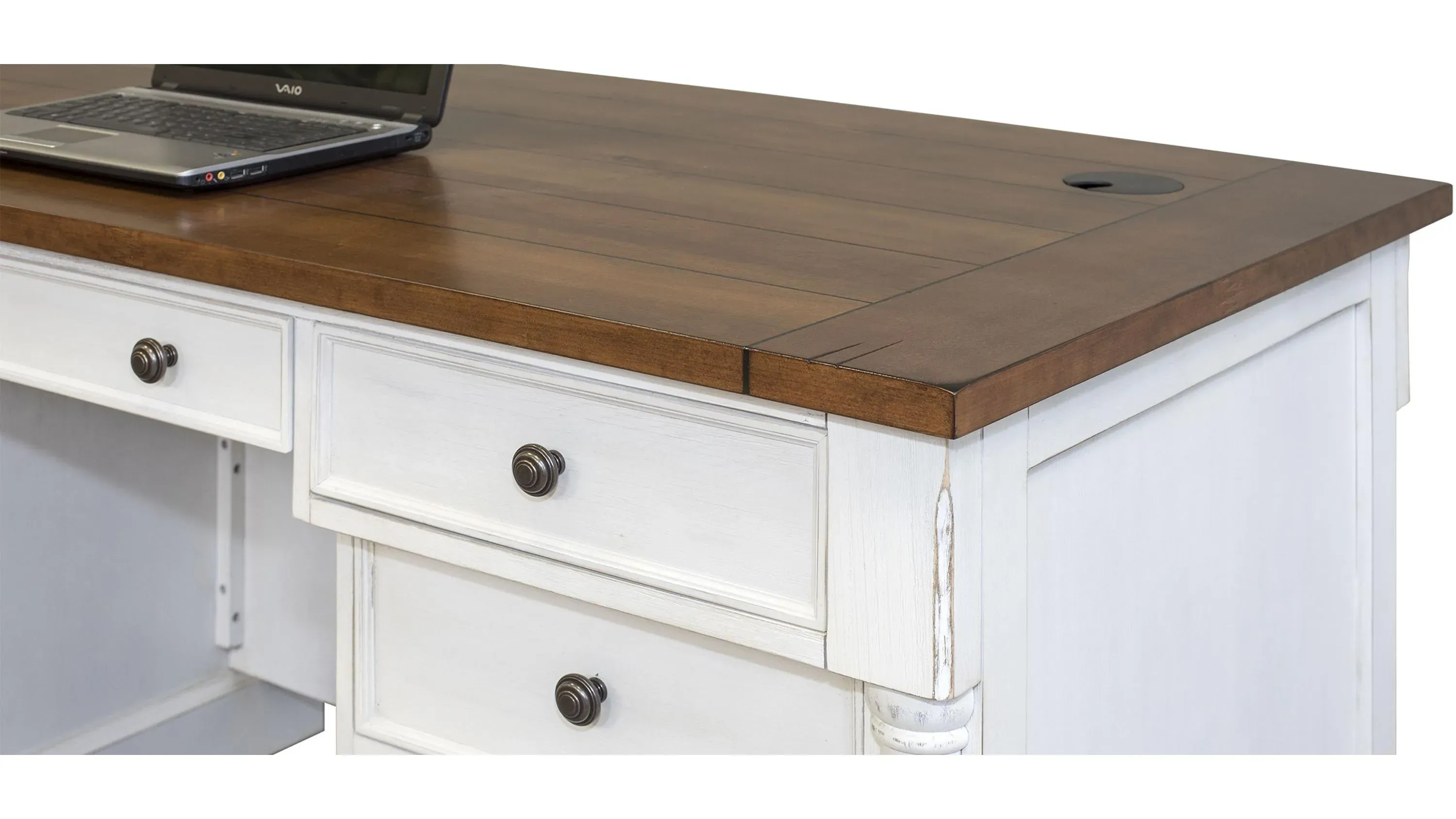 Durham Double Pedestal Executive Desk