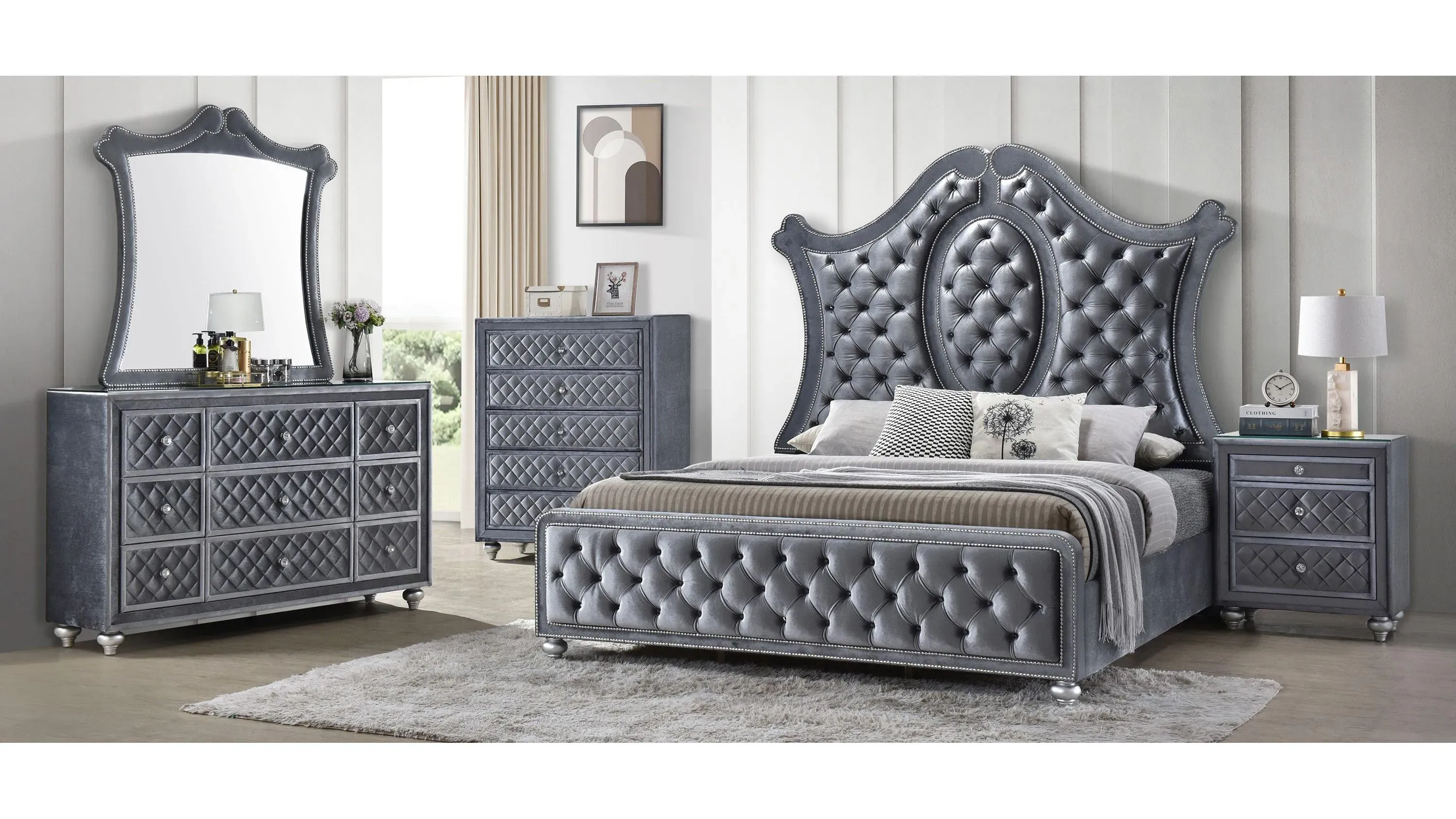 Cameo 5-pc Queen Bedroom Set