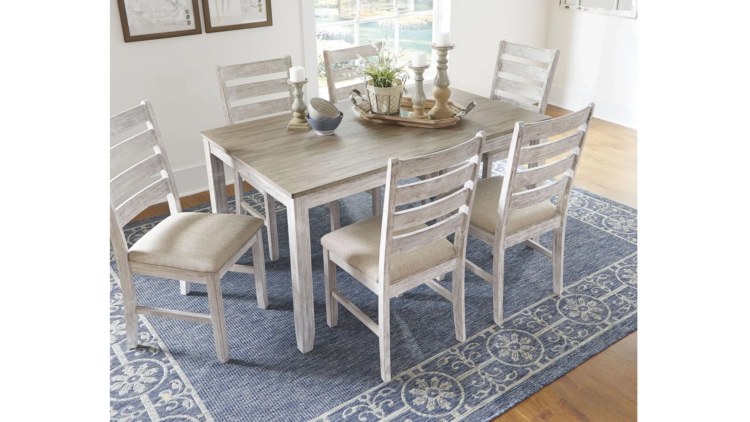 Jonette Dining Table Set - Set of 7