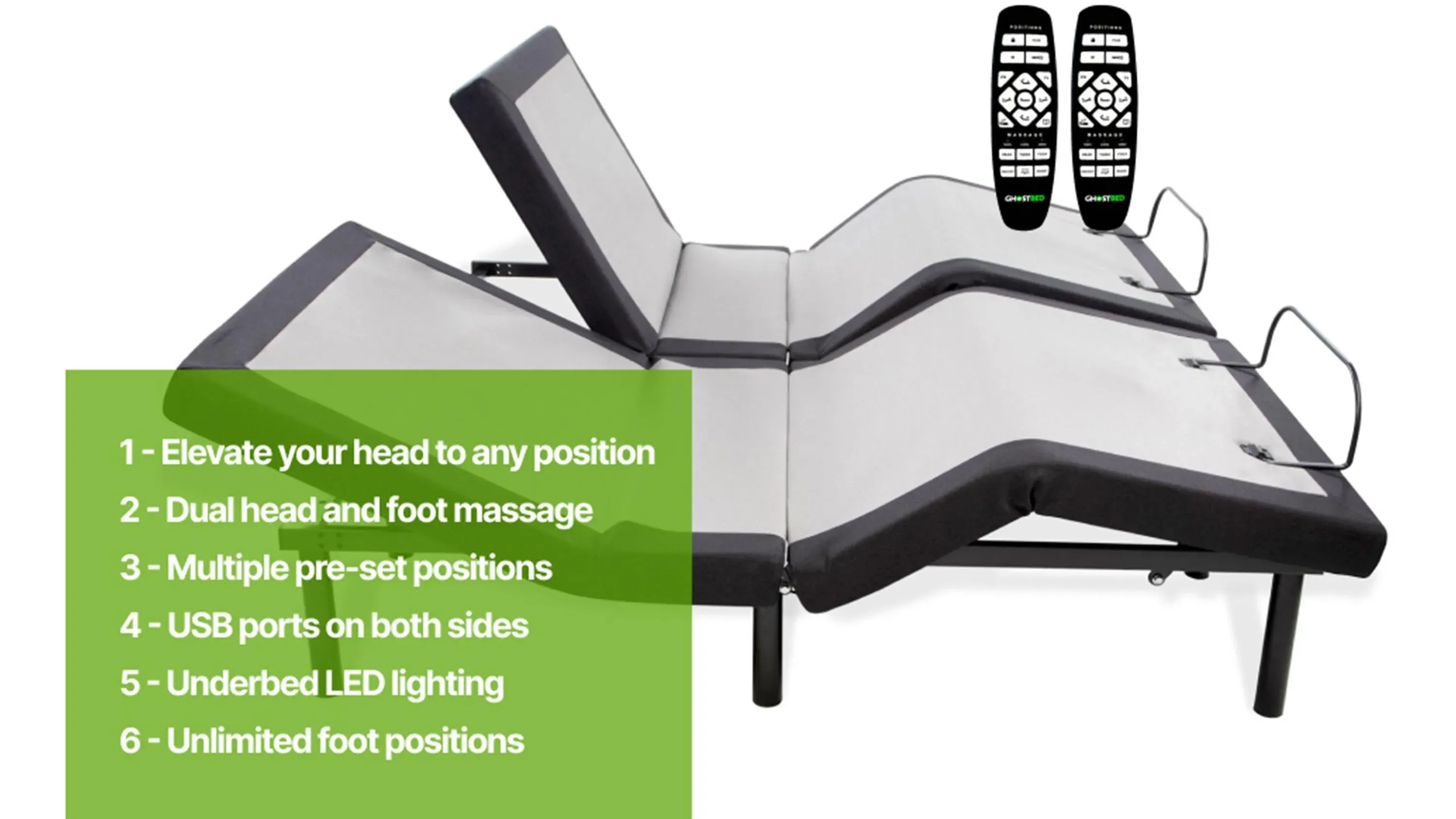 GhostBed Adjustable Base