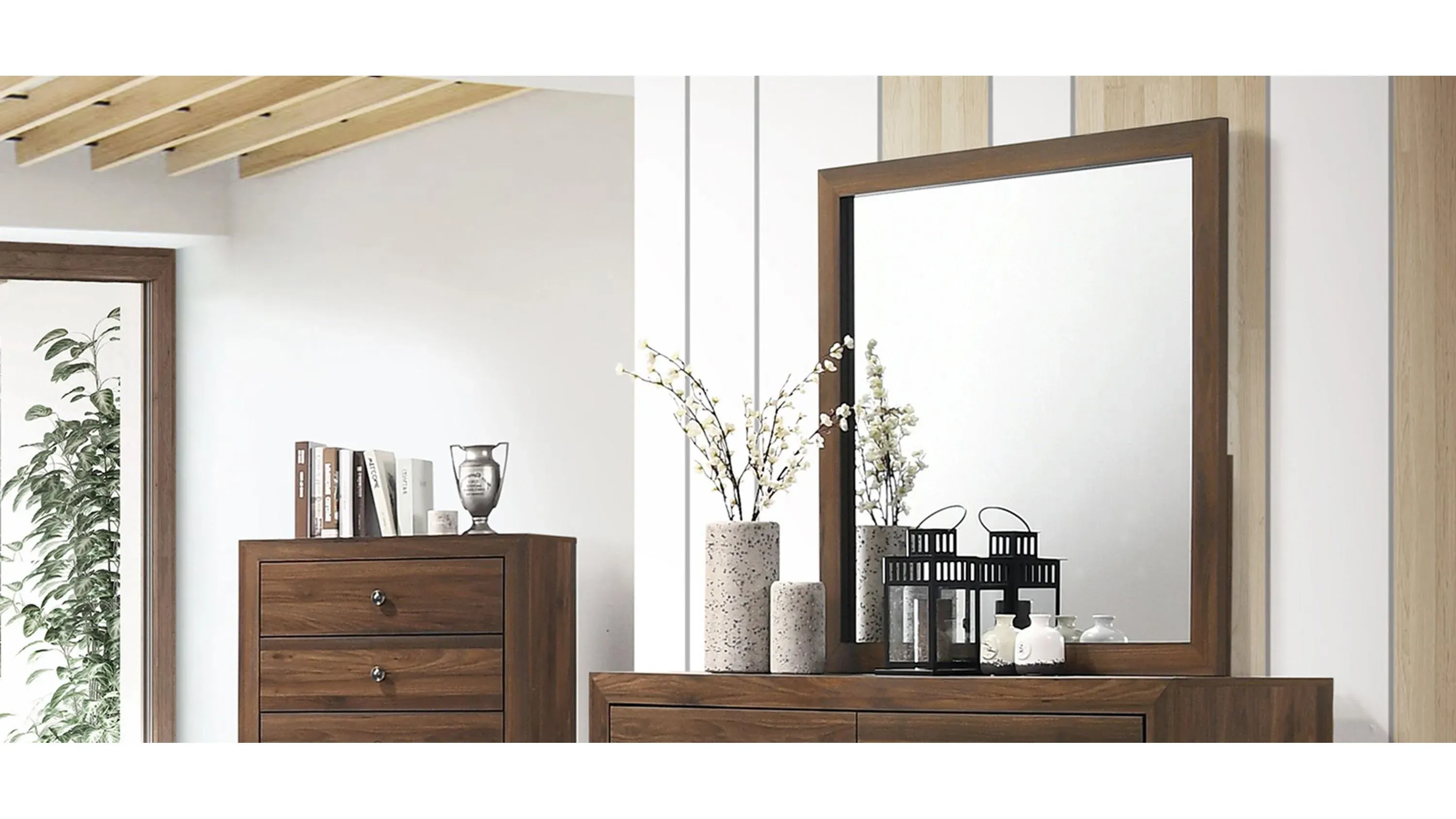 white christmas dresses Covetown Dresser and Mirror