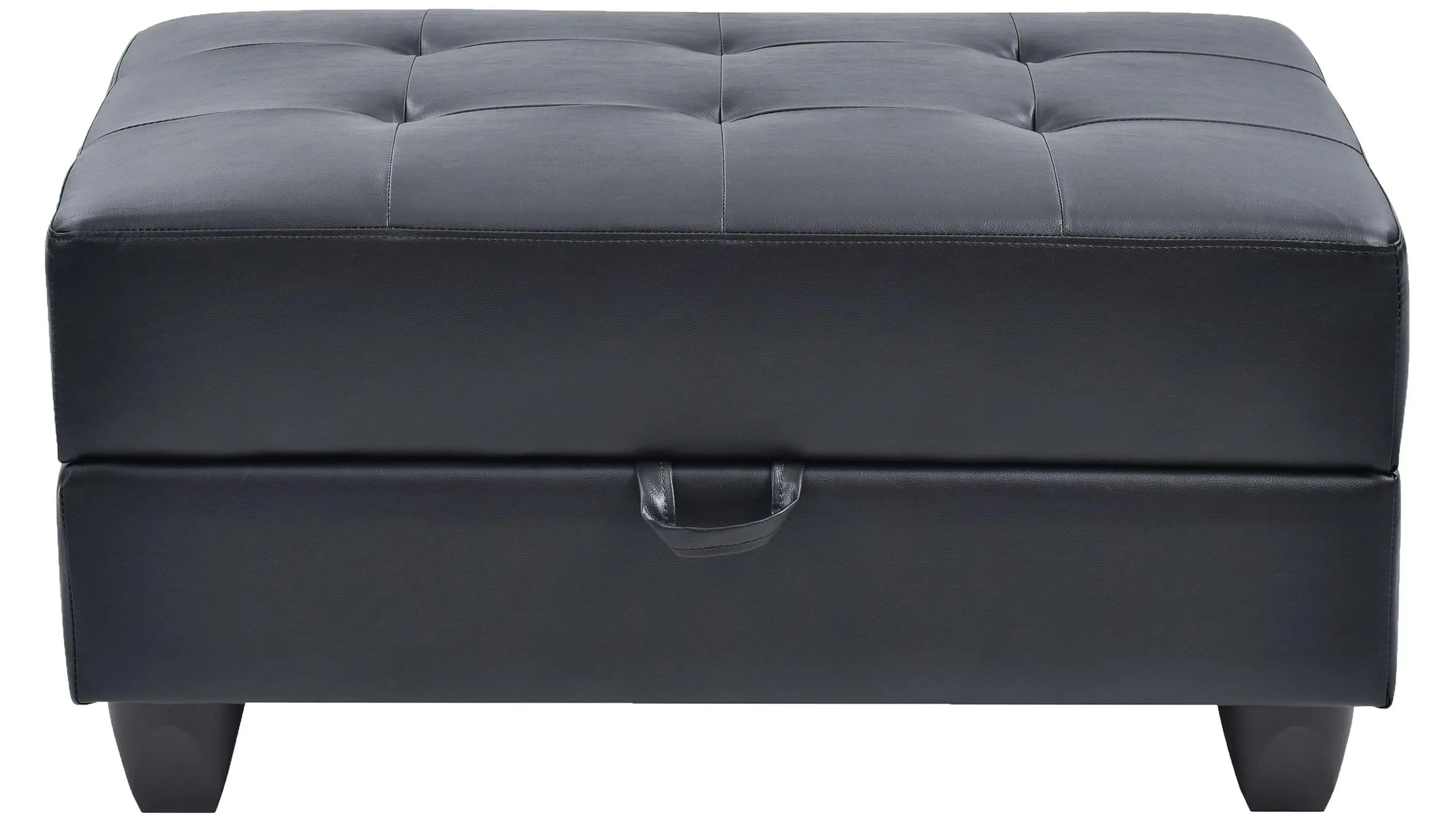 Malone Faux Leather Ottoman Raymour Flanigan