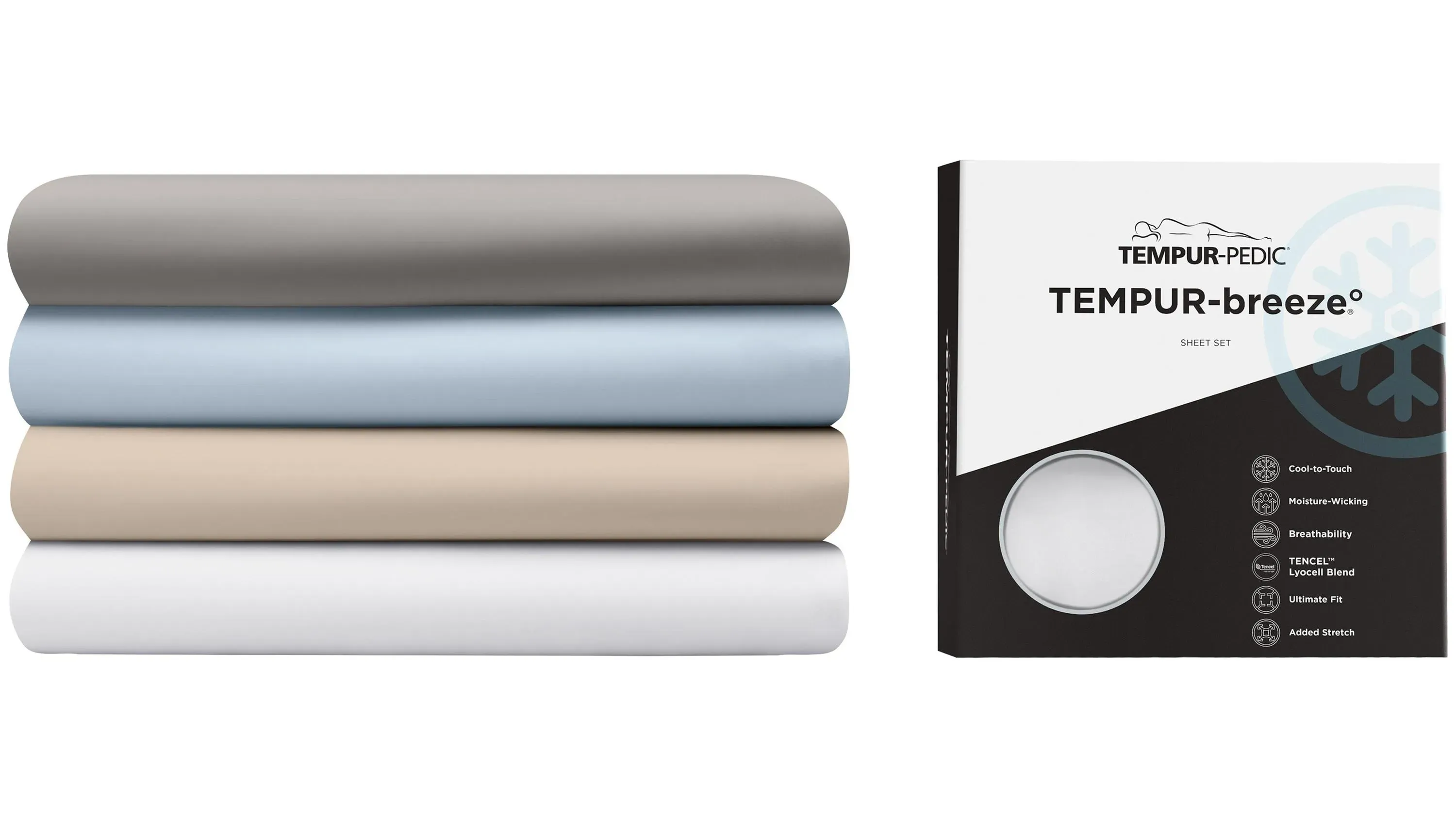 Tempur-Breeze Cooling Split Cal King Sheet Set Cal King King Product_Image_Carousel