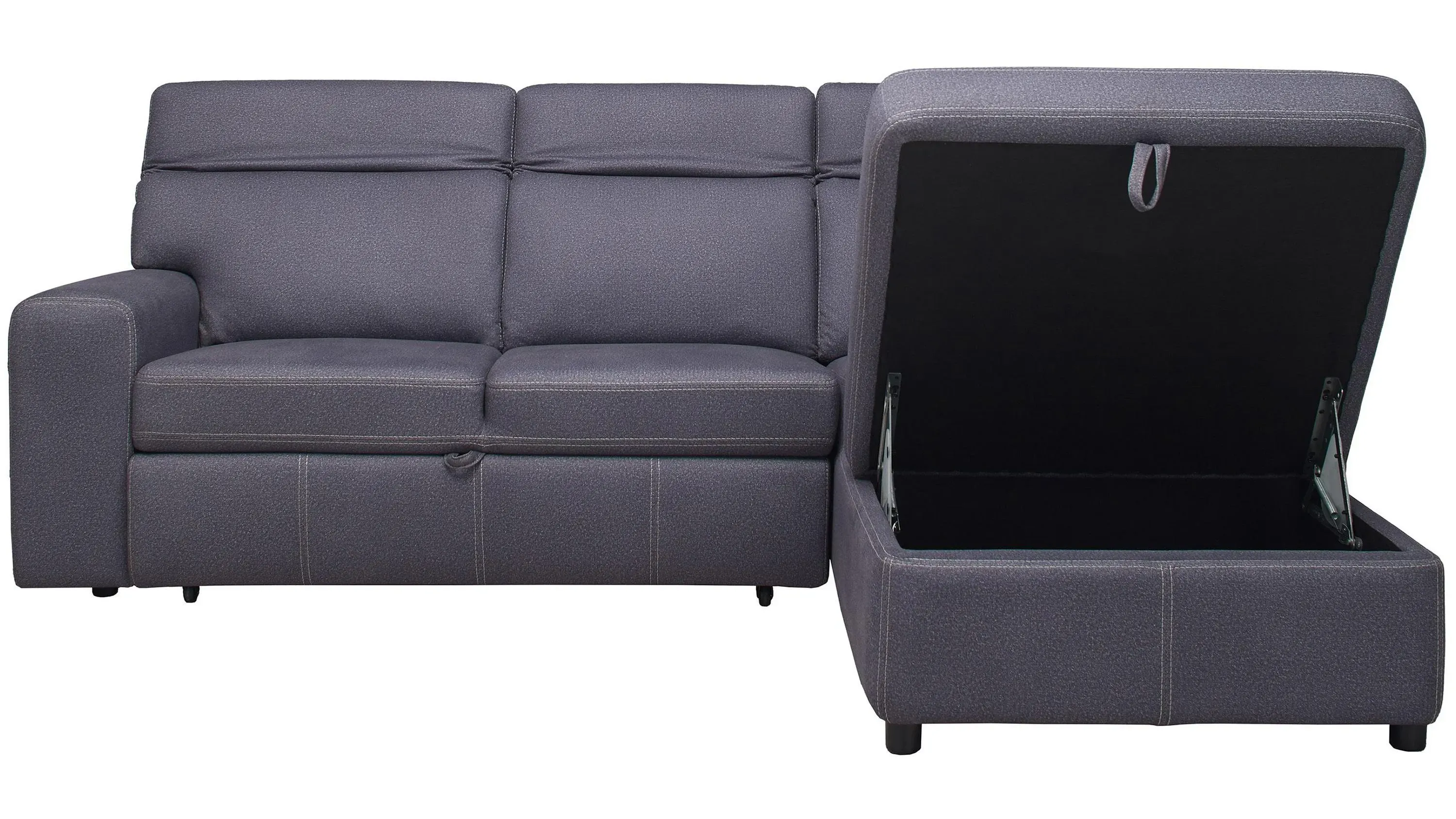 Aspen 2-pc. Right Arm Facing Sofa Chaise w/ Pop-Up Sleeper and Ratchet Headrest