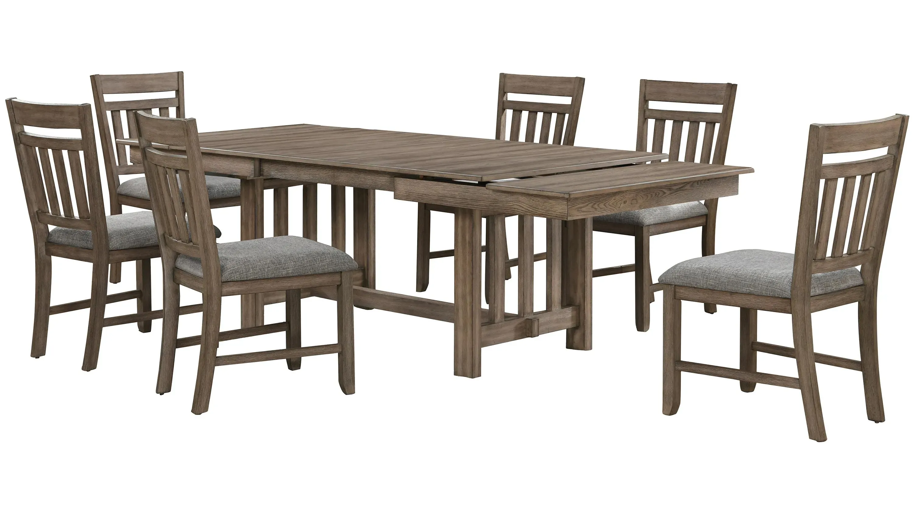 Harrisburg 7-pc Extendable Dining Set | Raymour & Flanigan