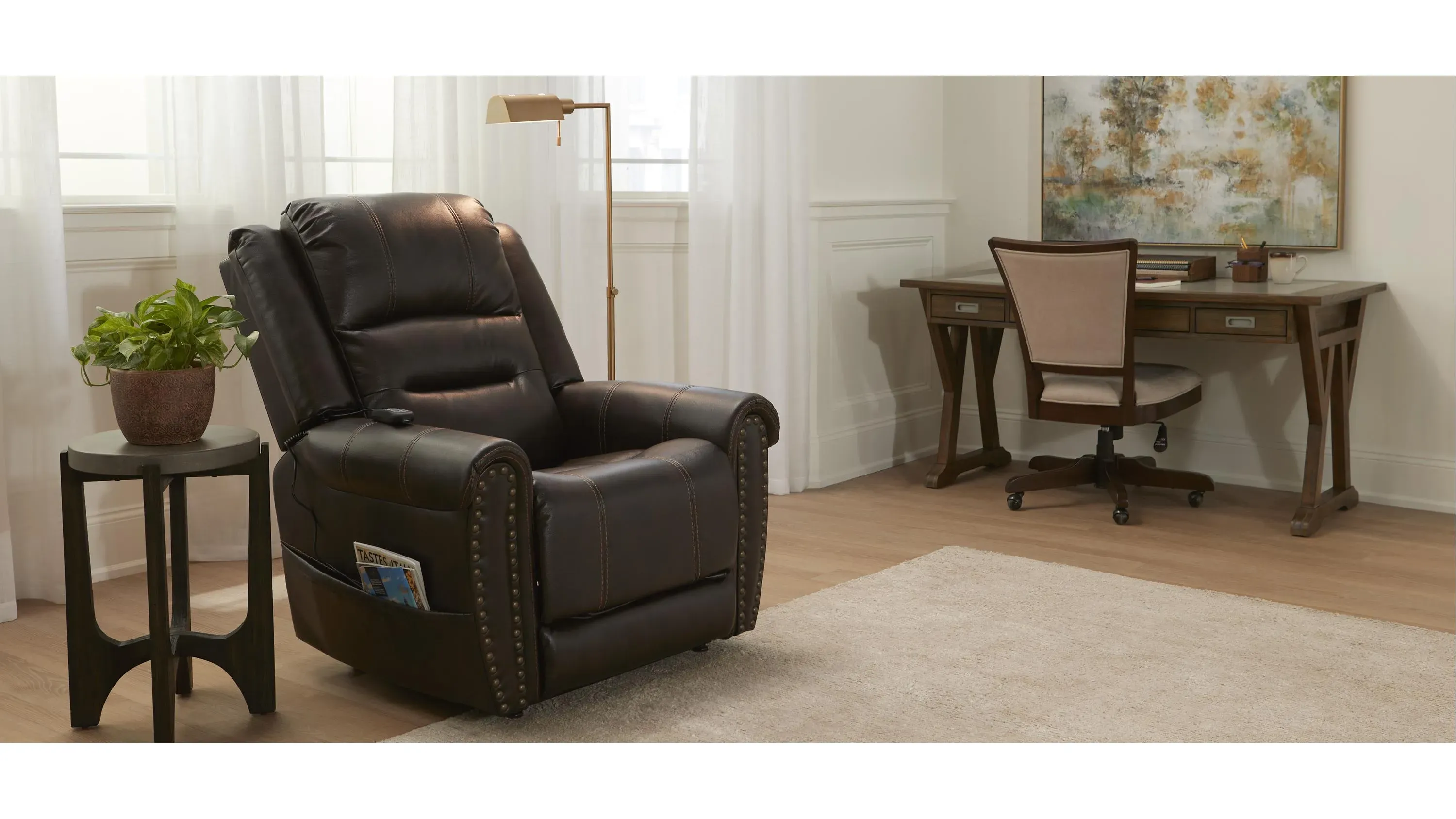 Gerard Triple Power Lift Recliner | Raymour & Flanigan