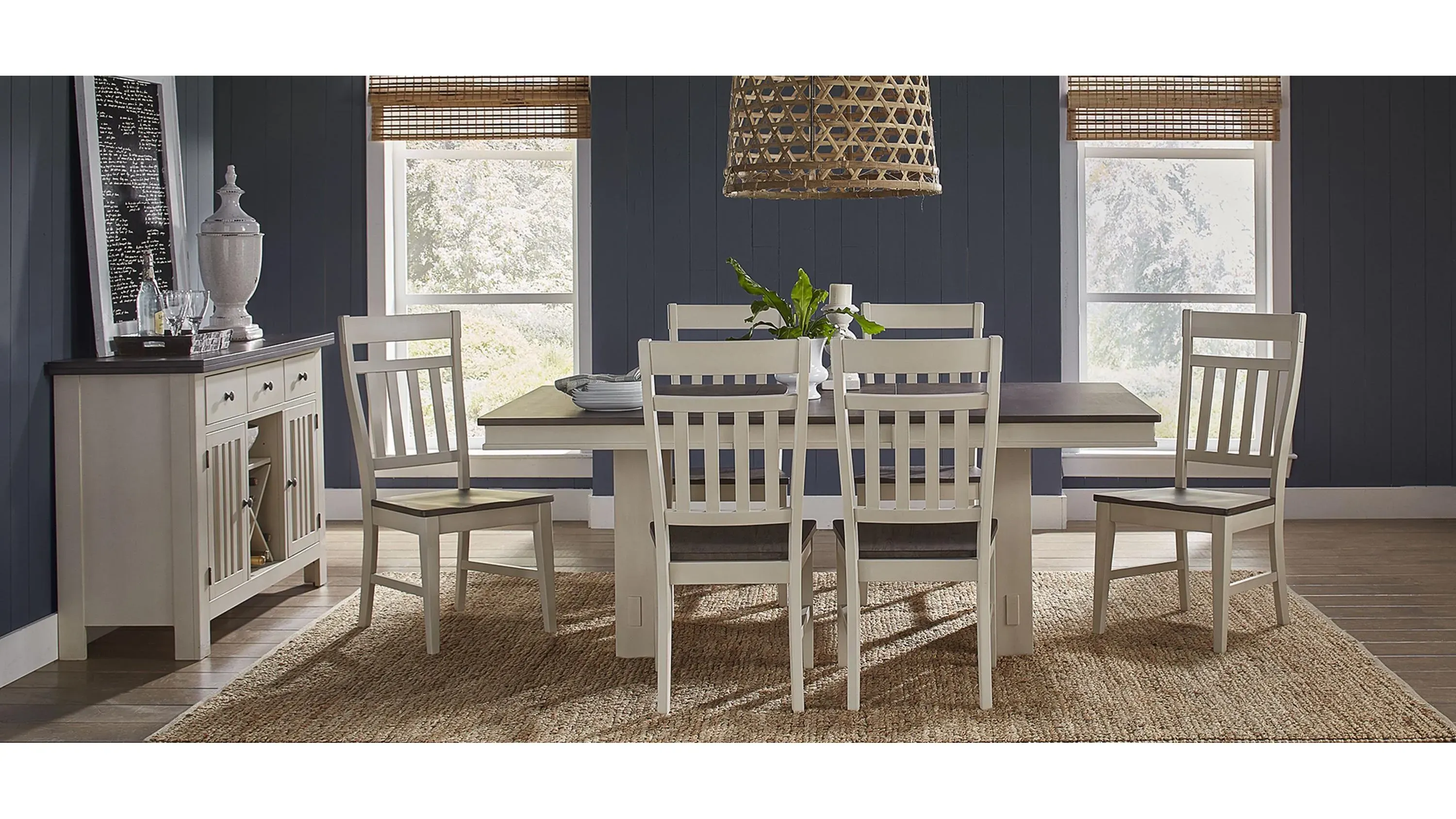 Bremerton 7-pc. Rectangular Dining Set with Butterfly Leaf