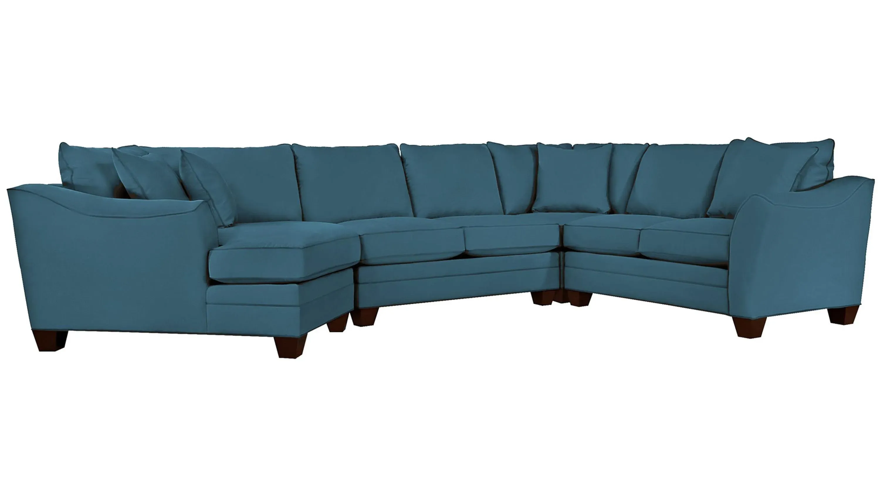 Foresthill 4-pc. Left Hand Cuddler with Loveseat Sectional Sofa | Raymour \u0026  Flanigan, image size:3000x1688