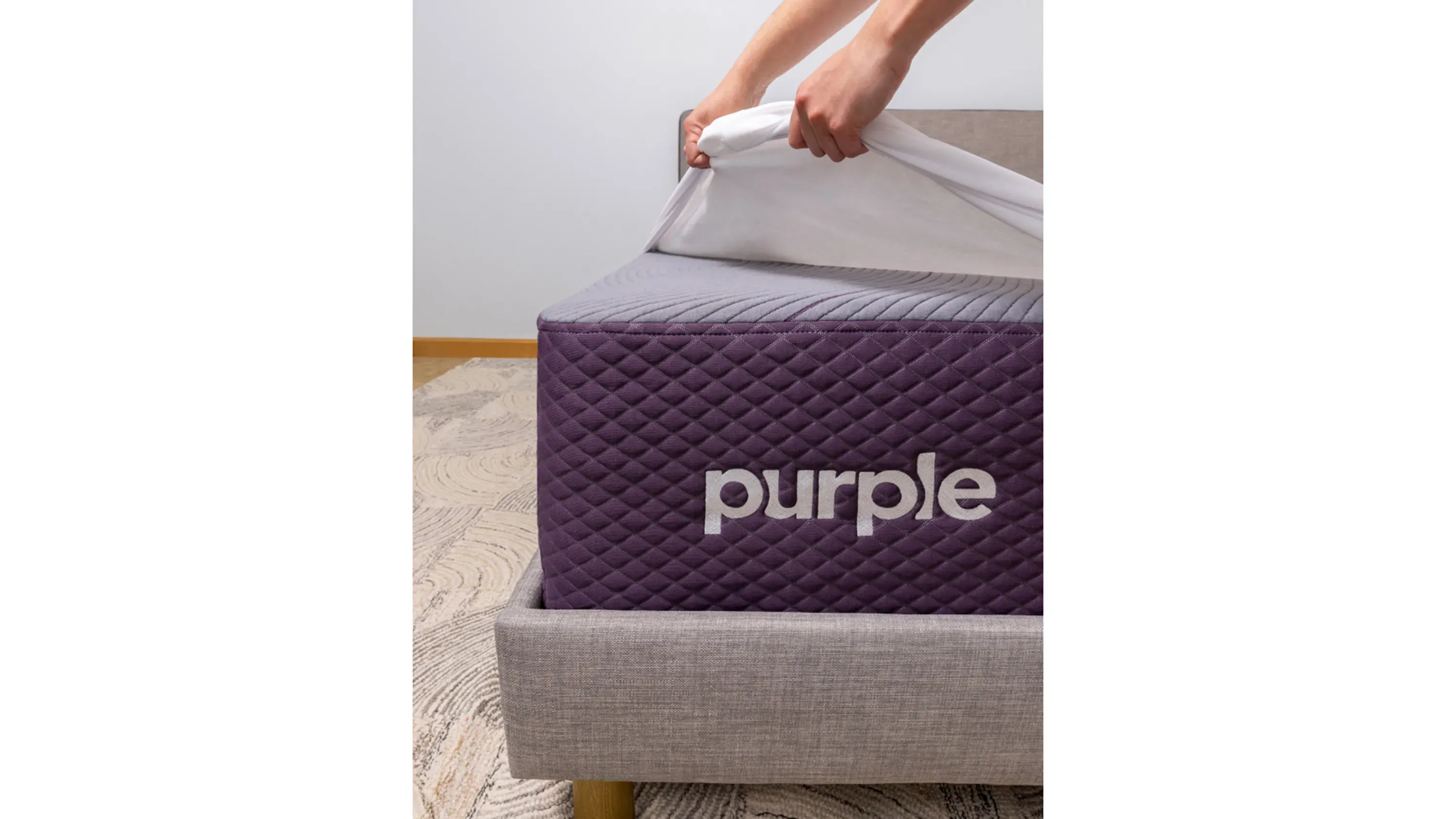 Purple Waterproof Mattress Protector