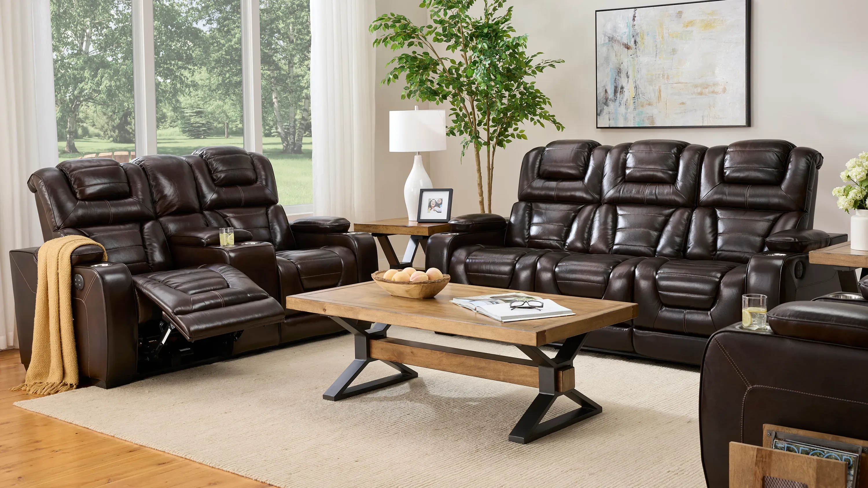 Othello Power Sofa w/Power Headrest | Raymour & Flanigan
