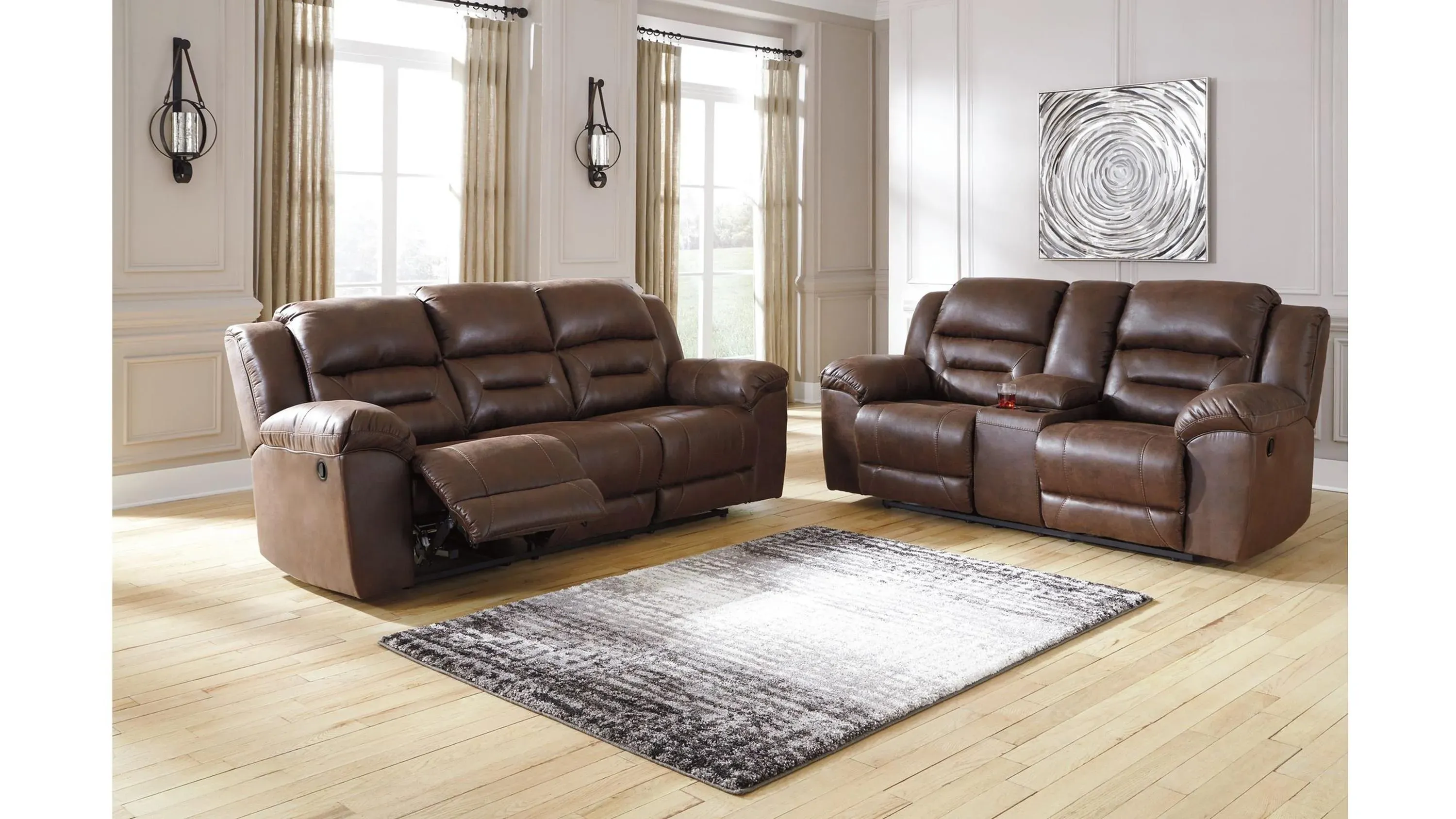 Stoneland Reclining Sofa | Raymour & Flanigan