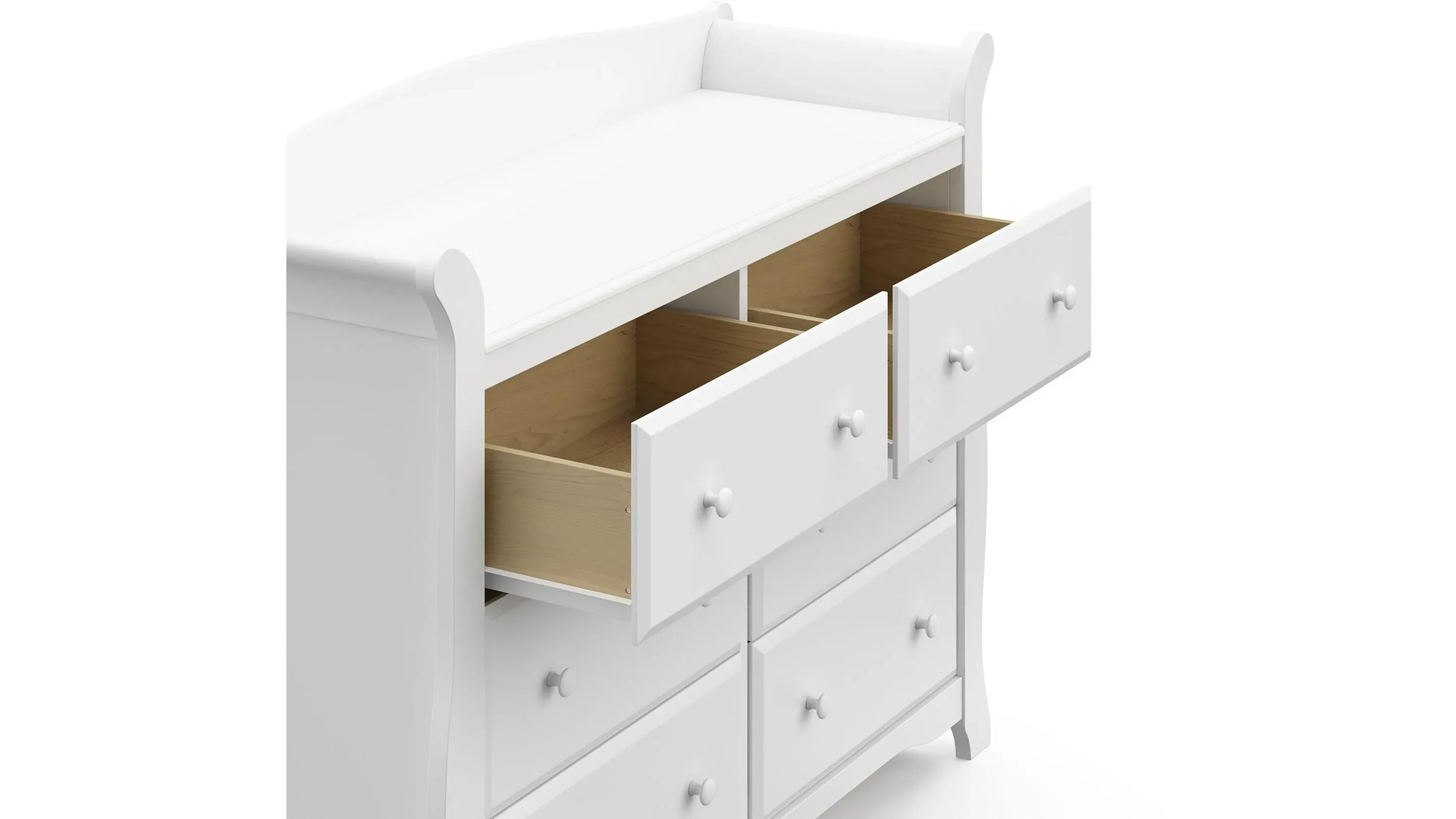 Storkcraft - Avalon 6-Drawer Double Dresser - White