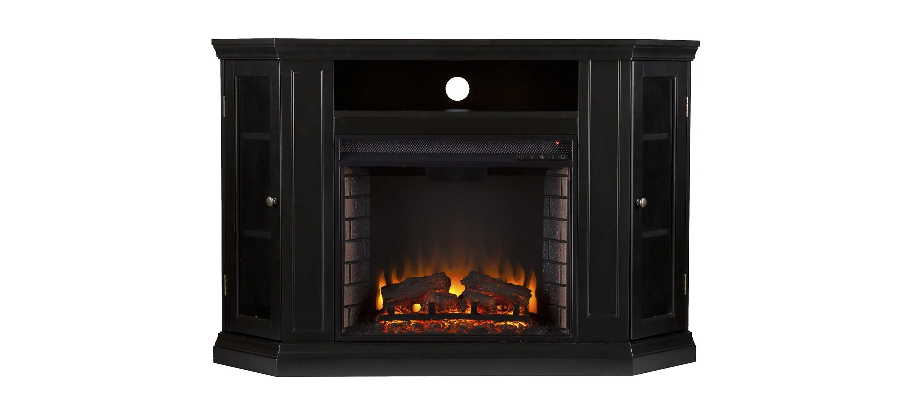 Oldham Convertible Media Fireplace | Raymour & Flanigan