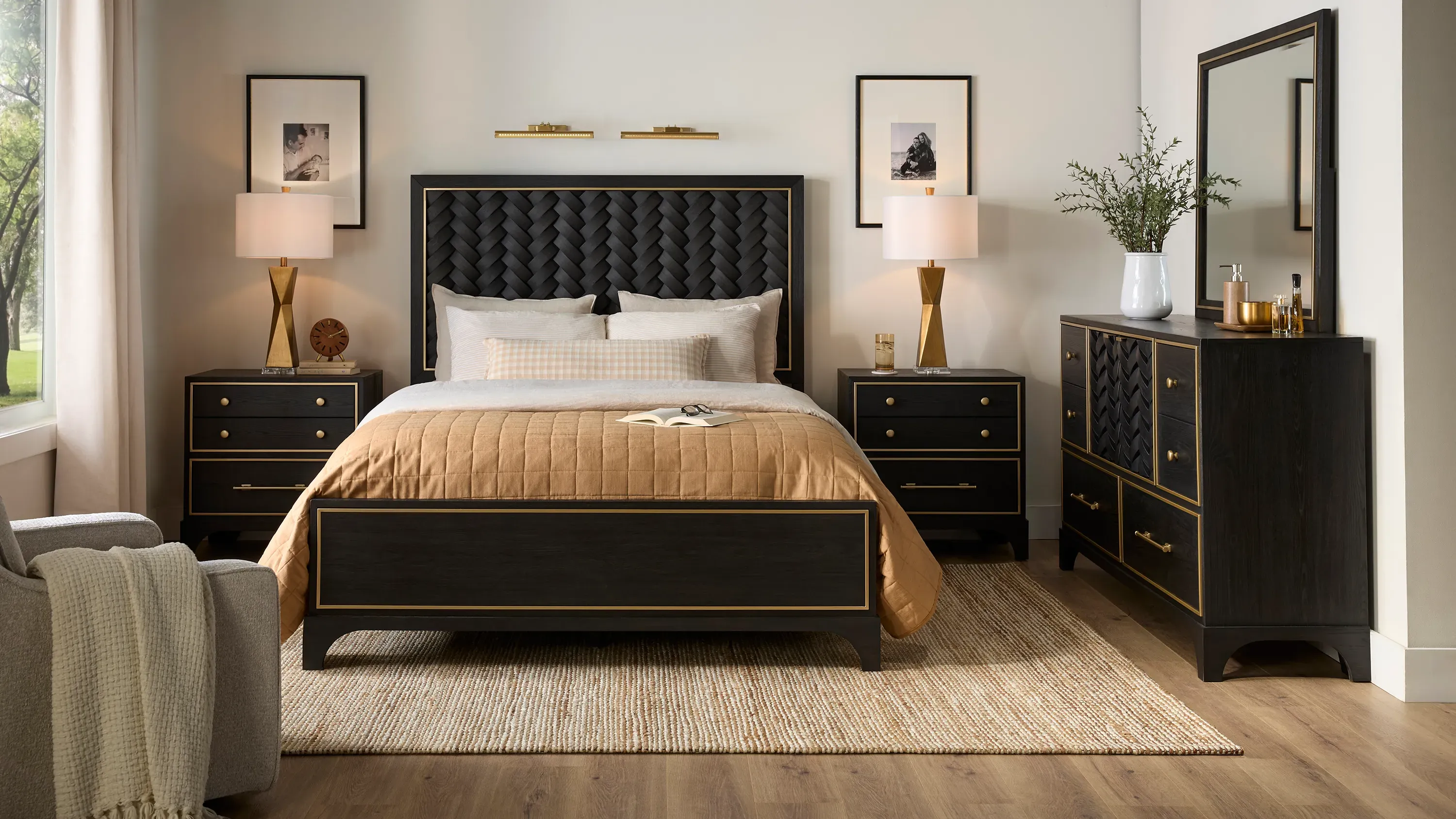 愛探眼影 / 『ex;cuse room』セット Elizabeth 4-pc. Bedroom Set | Raymour & Flanigan