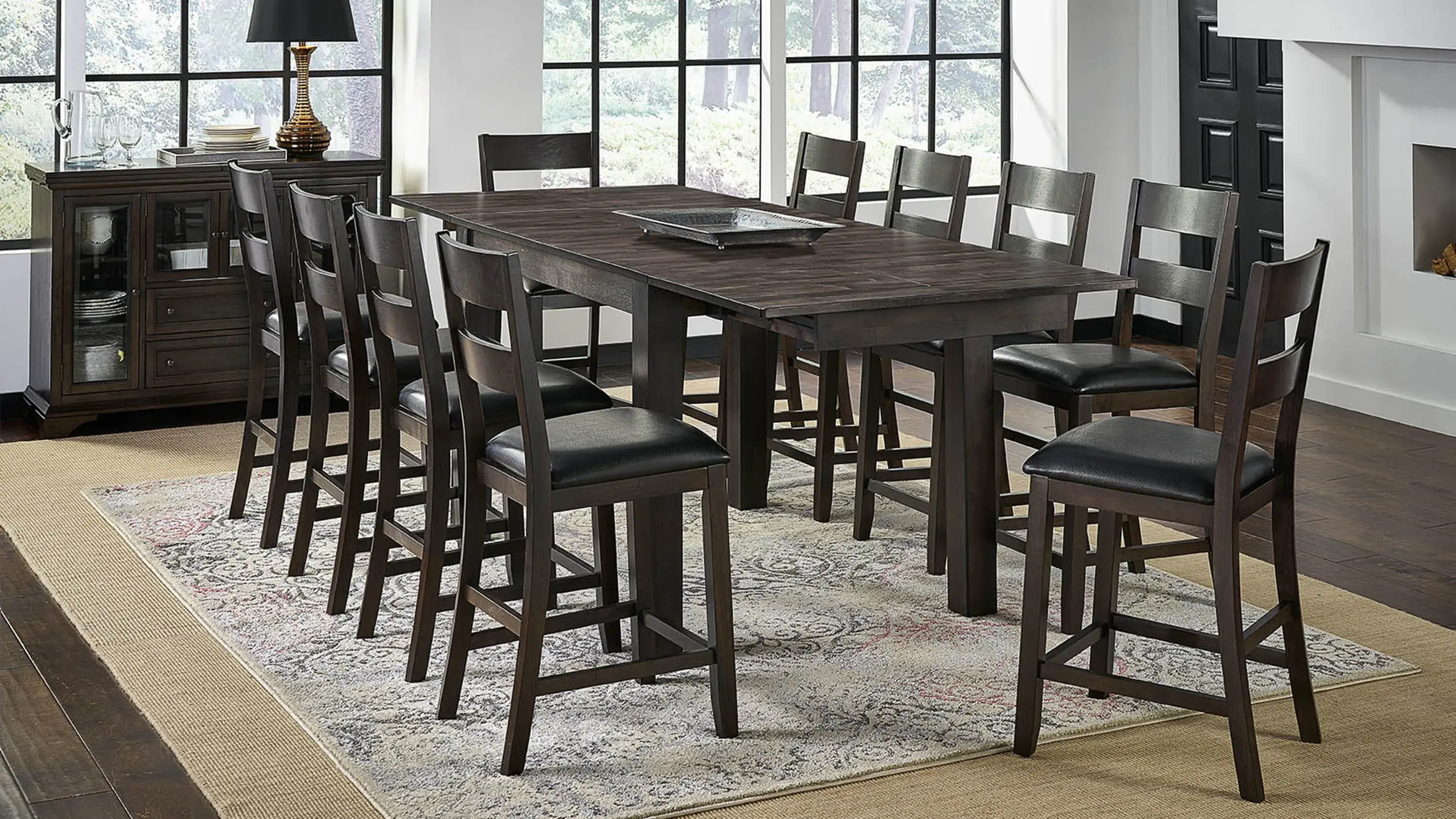 Mirabelle 2-Leaf Counter Height Dining Table - Thumbnail 4