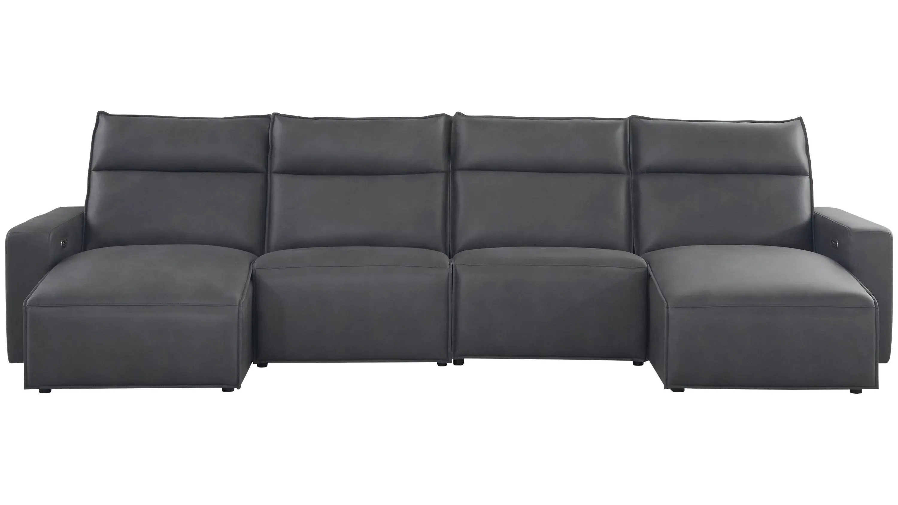 ModularTwo 4-pc. Power Sectional w/ Power Headrest | Raymour