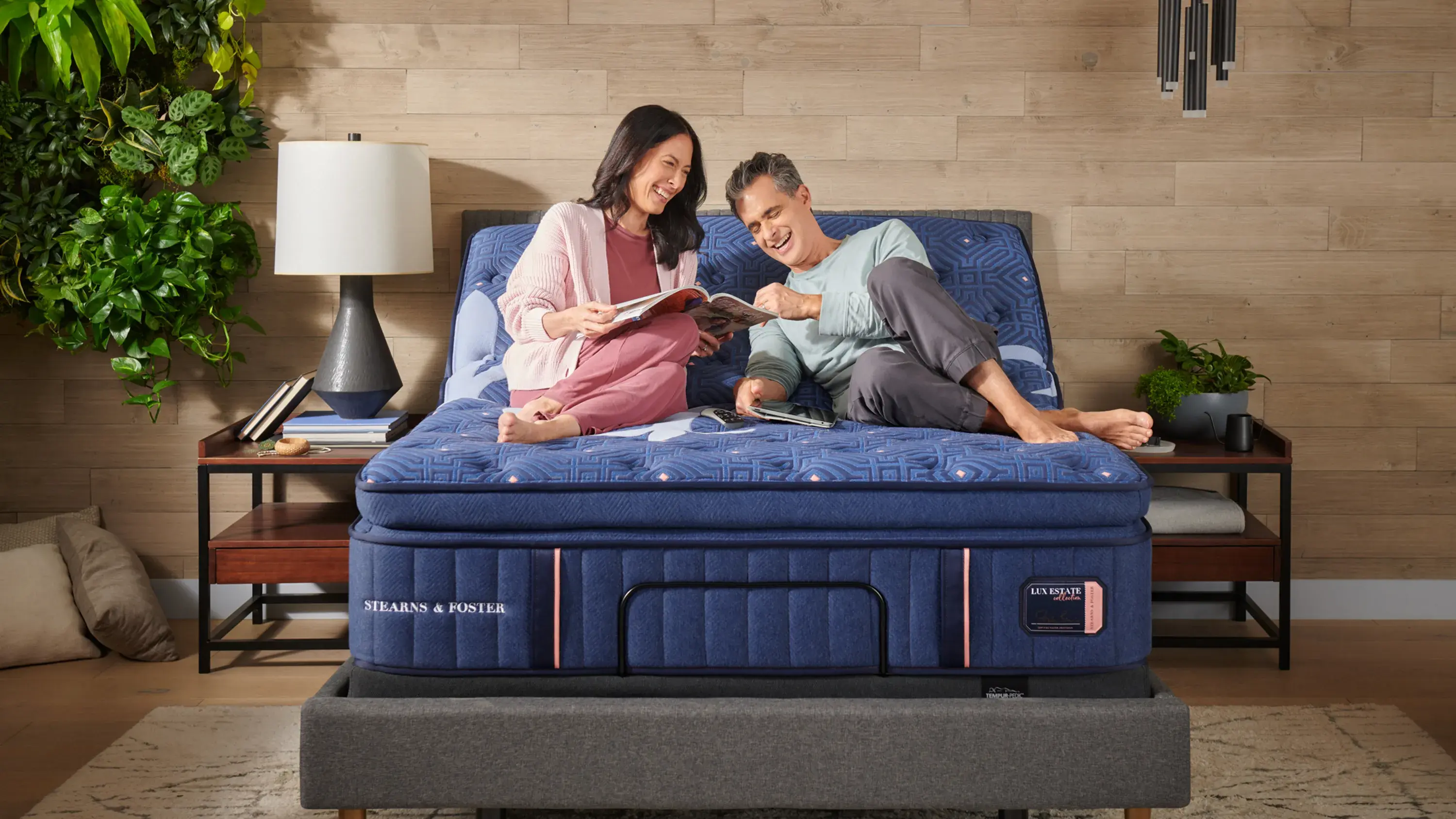 Stearns & Foster Lux Estate Elite Medium Pillowtop Split Cal King Mattress Set