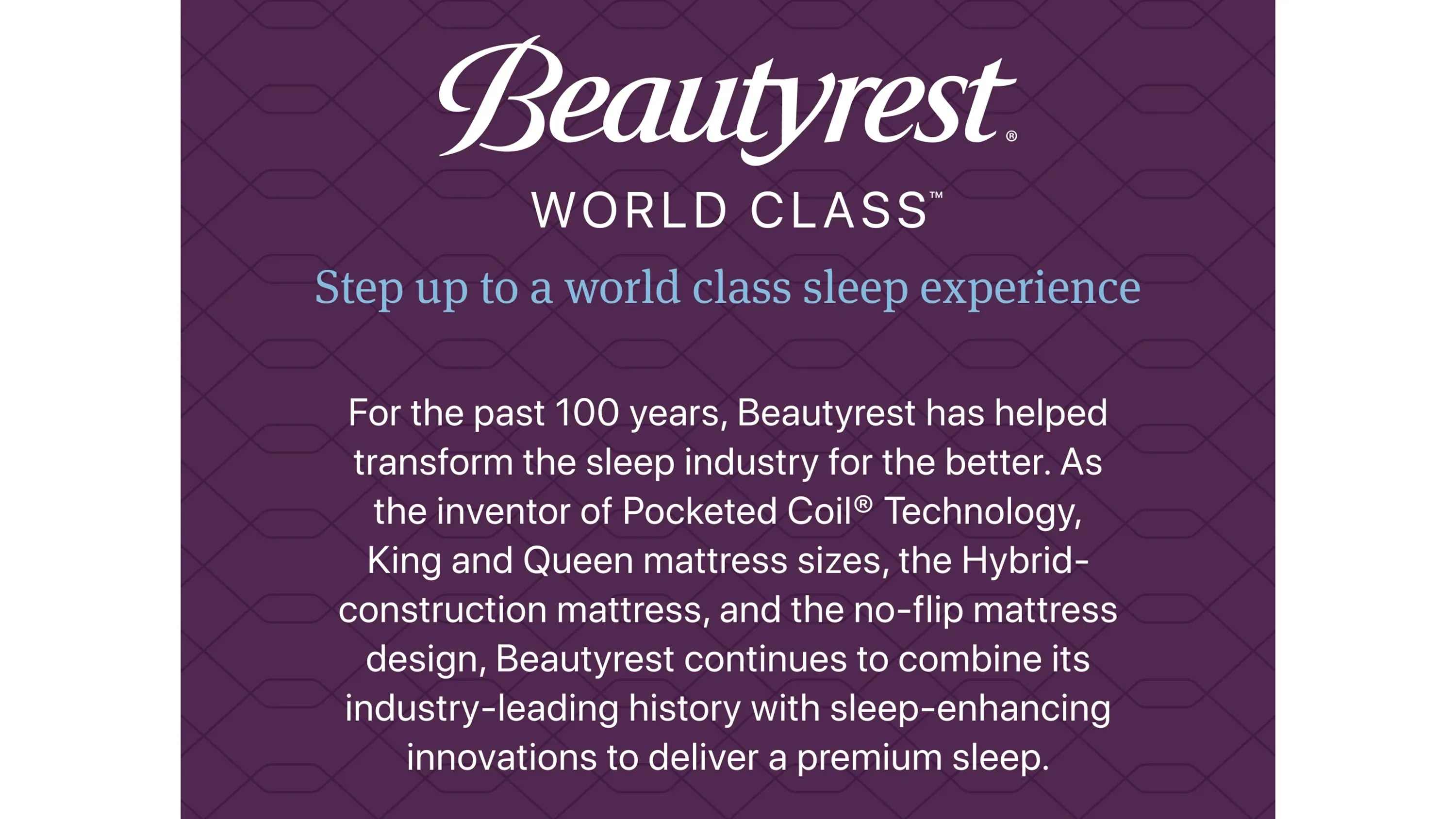 Beautyrest World Class Level Three Plush Hybrid Mattress Twin XL Product_Image_Carousel