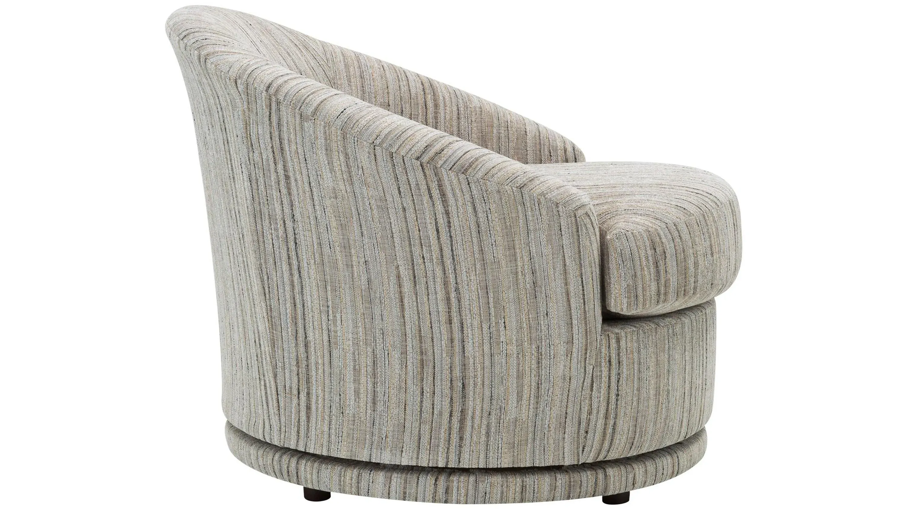 Sofia Gray Swivel Accent Chair - Contemporary Comfort