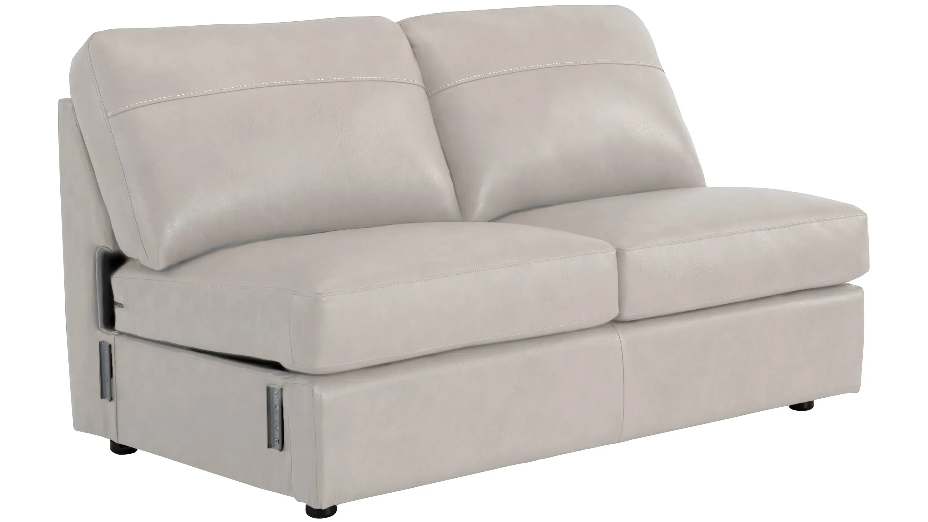 Harley Leather Armless Queen Sleeper | Raymour & Flanigan